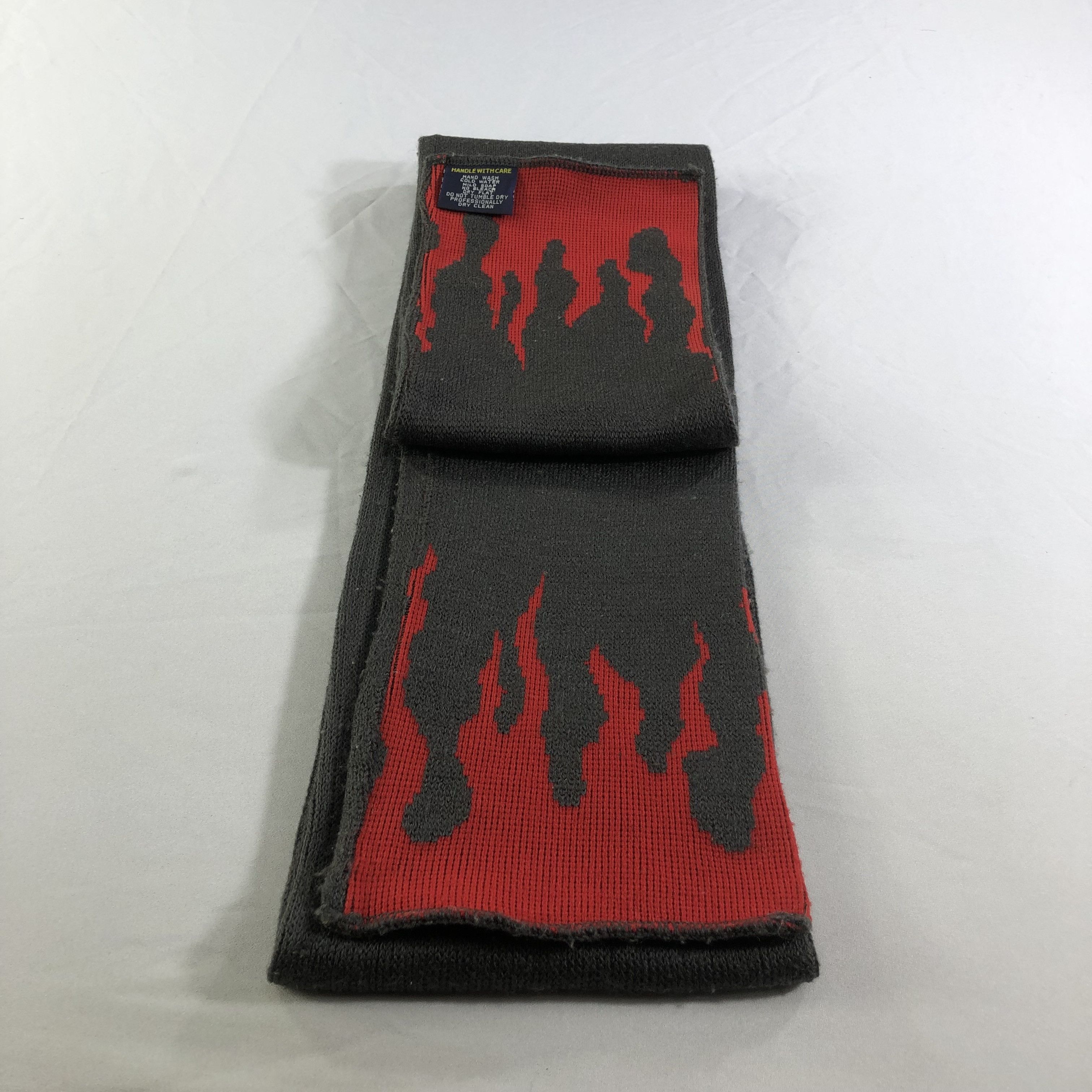 Seditionaries Hermans Skulls and Flames Scarf Muffler V1515 Size ONE SIZE - 4 Thumbnail
