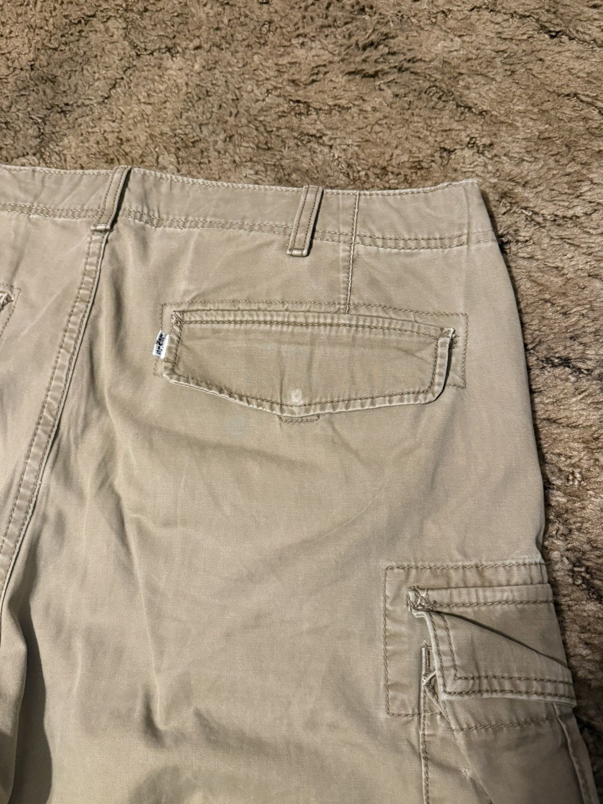Levi's Levi's Dark Beige Multipocket Loose Fit Cargo Pants Mens 38 Size US 38 / EU 54 - 4 Thumbnail