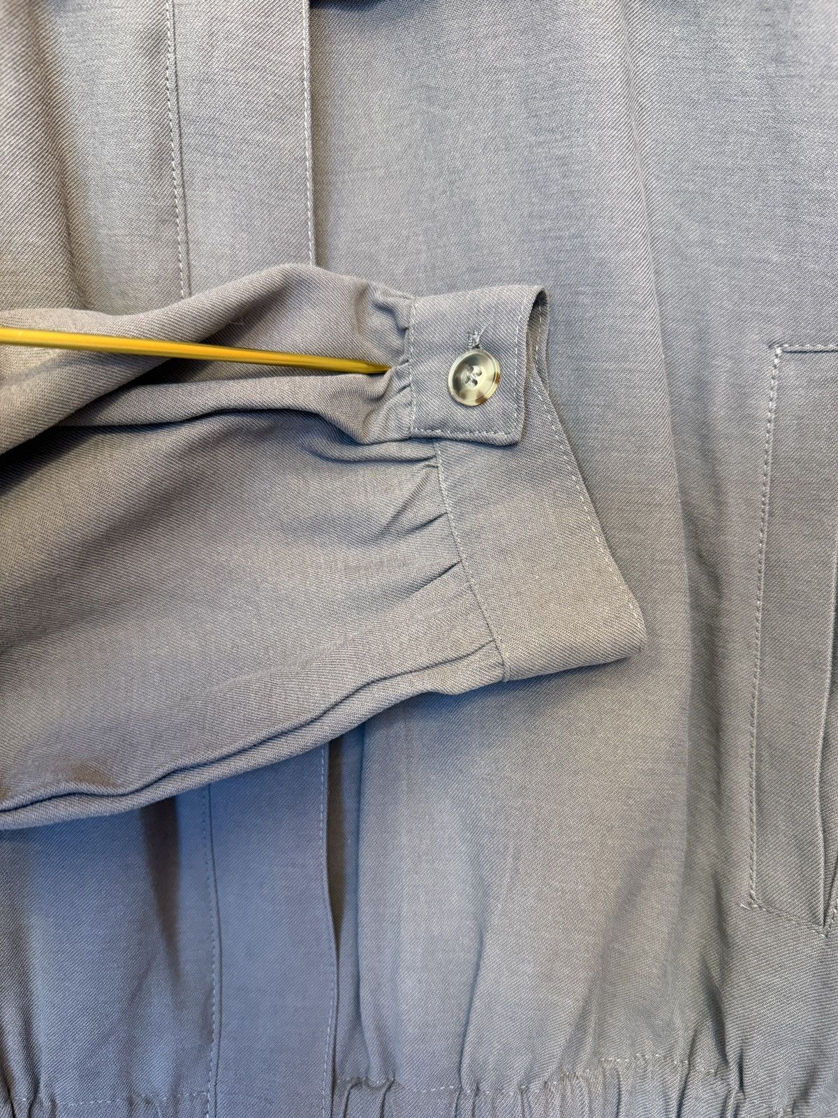Nine West Nine West Mauve Grey Drape Bomber Jacket w Elastic Waist/LS Size M / US 6-8 / IT 42-44 - 4 Thumbnail