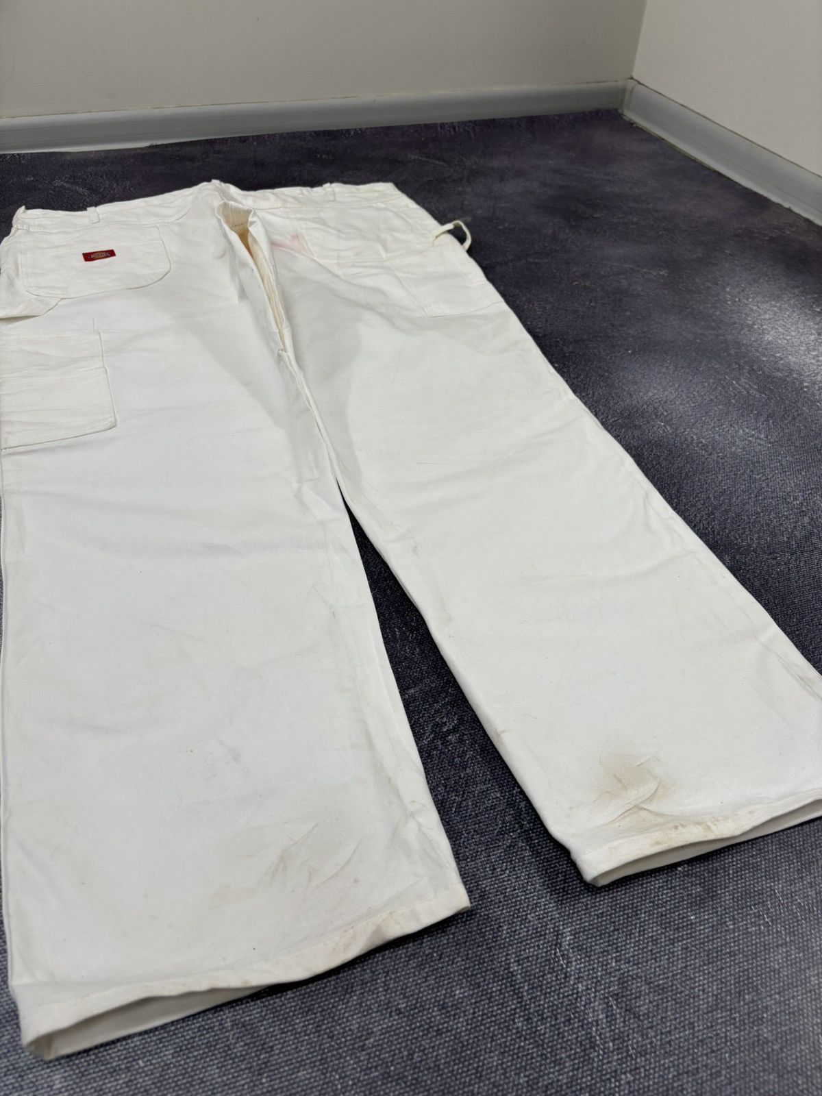 Dickies Vintage Dickies USA White Work Hype Baggy Pants Trousers Size US 44 / EU 60 - 4 Thumbnail