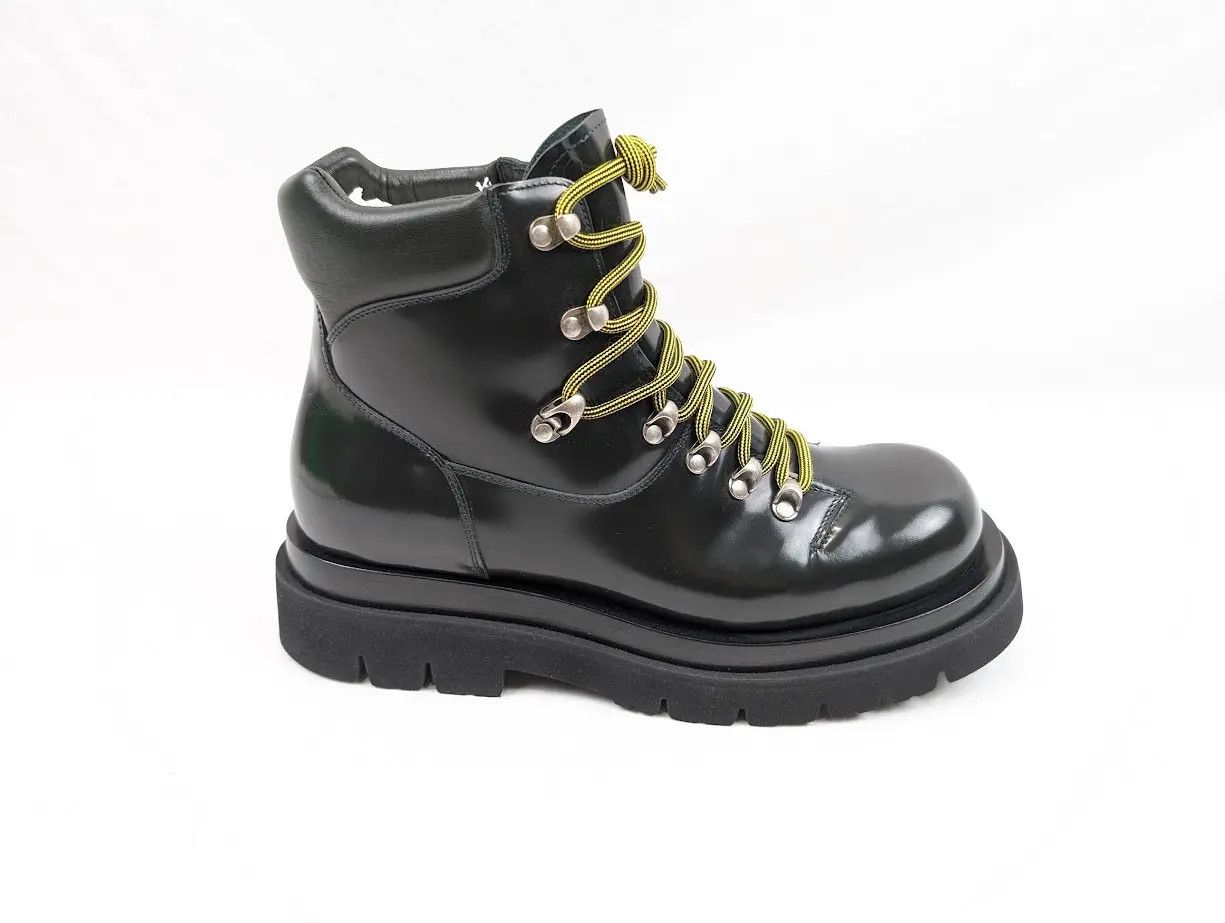 Bottega Veneta o1rshd1 Lug Hiking Ankle Boots in Dark Green Size US 12.5 / EU 45-46 - 2 Thumbnail