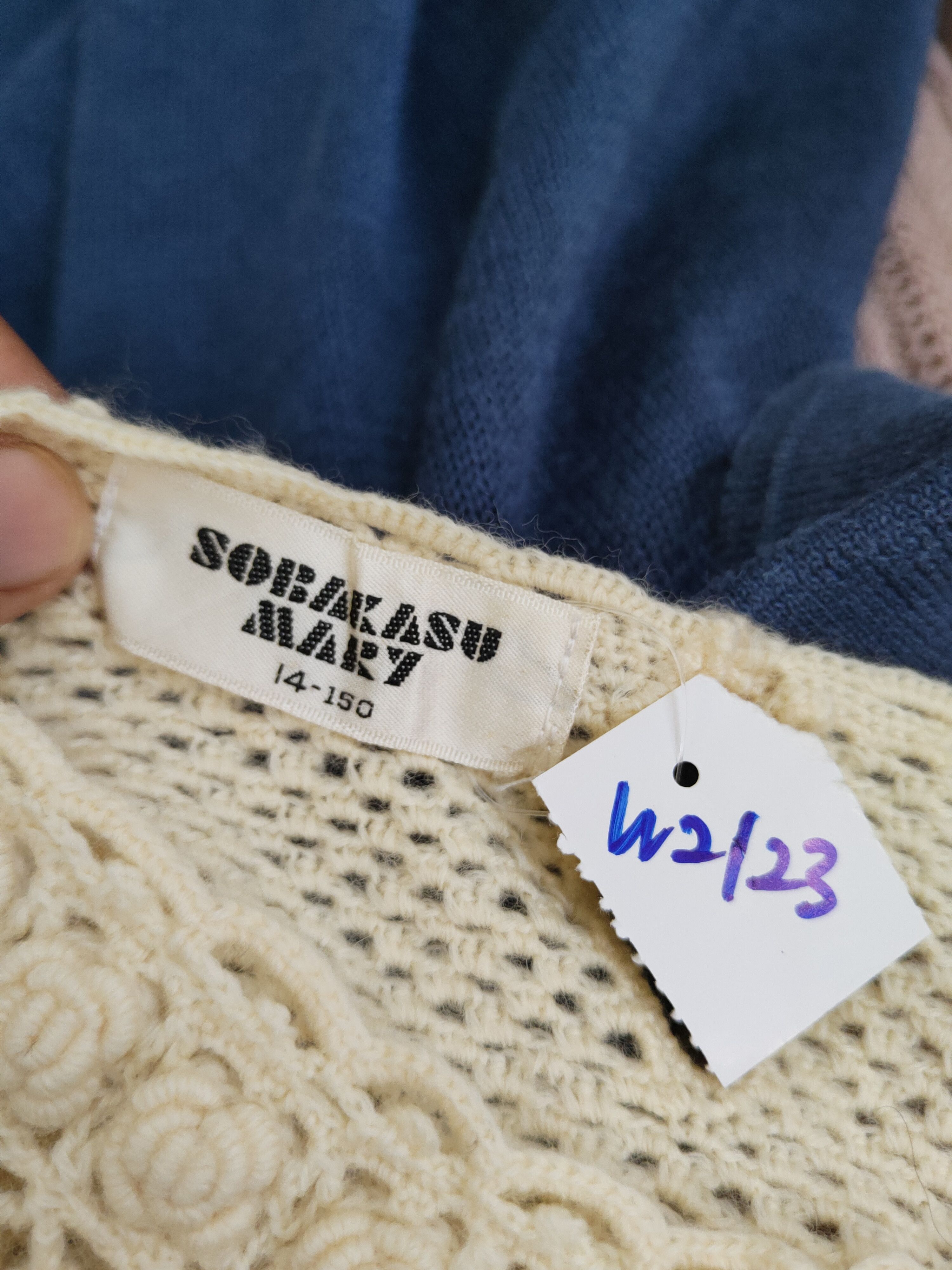 Japanese Brand × Vintage Sobakasu Mary Yellow Knitwear Crop Tops mesh net #W2123 Size S / US 4 / IT 40 - 11 Thumbnail