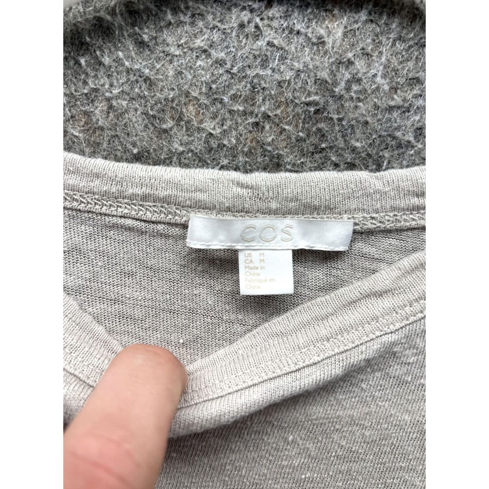 Cos COS Shirt Mens M Gray Lightweight Jersey Crewneck Tee Casual Soft Basic Size US M / EU 48-50 / 2 - 2 Thumbnail