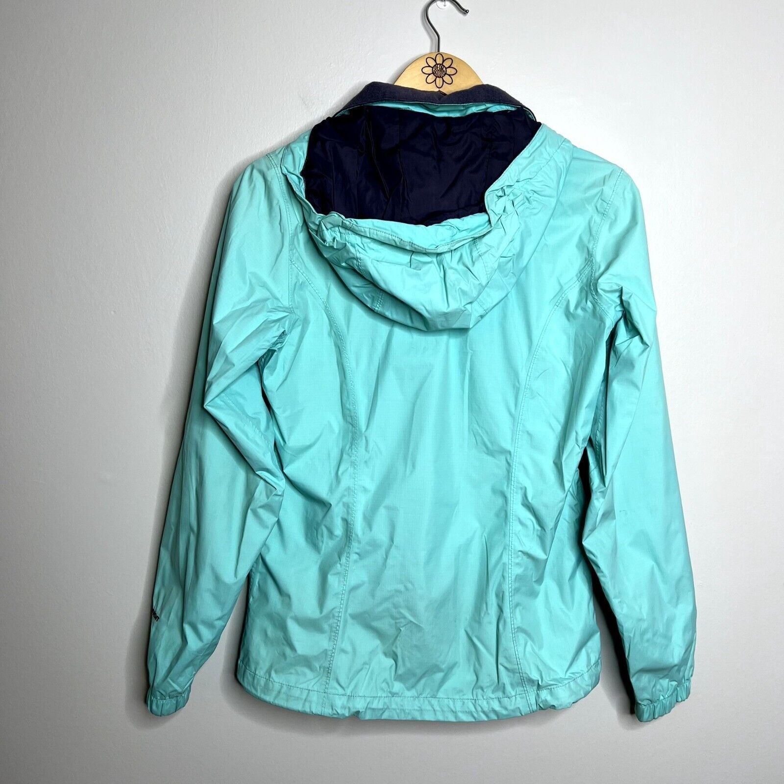 The North Face North Face Blue Full Zip Hooded Raincoat Jacket Size S / US 4 / IT 40 - 5 Thumbnail