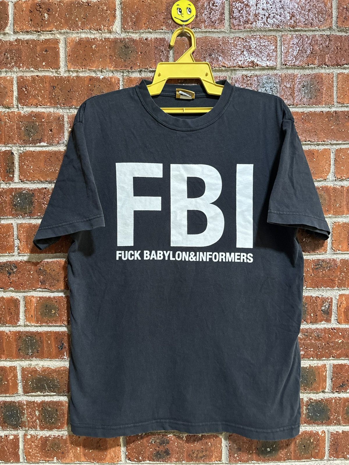 Vintage Vintage Fbi Fuck Babylon & Informers Faded Tee Size US M / EU 48-50 / 2 - 1 Thumbnail