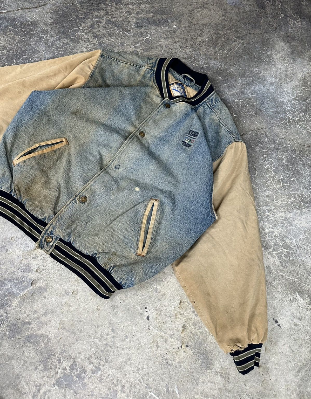 USA Olympics × Vintage Vintage Olympic Varsity Jacket Size US XL / EU 56 / 4 - 2 Thumbnail