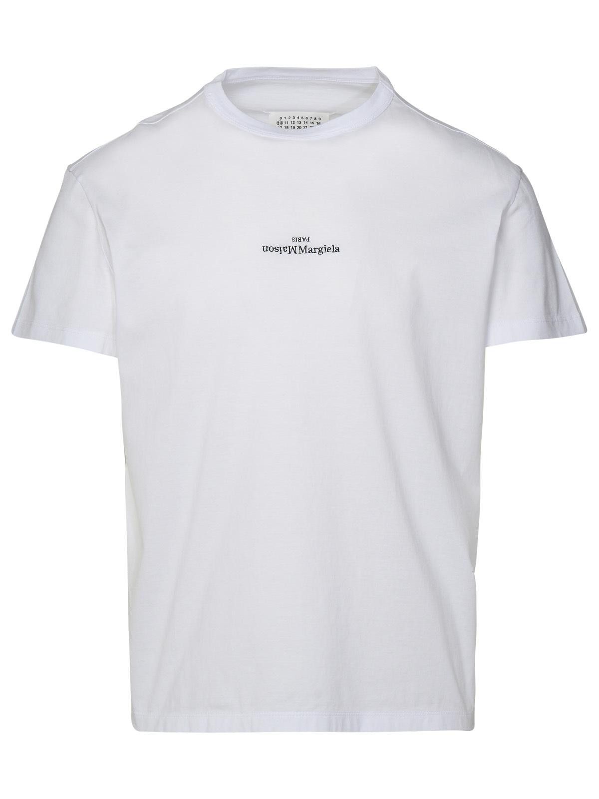 Maison Margiela MAISON MARGIELA White Cotton T-Shirt Size US L / EU 52-54 / 3 - 1 Thumbnail