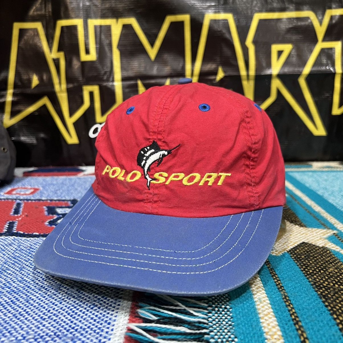 Polo Ralph Lauren Polo sport Ralph Lauren Marlins hat Size ONE SIZE - 1 Thumbnail