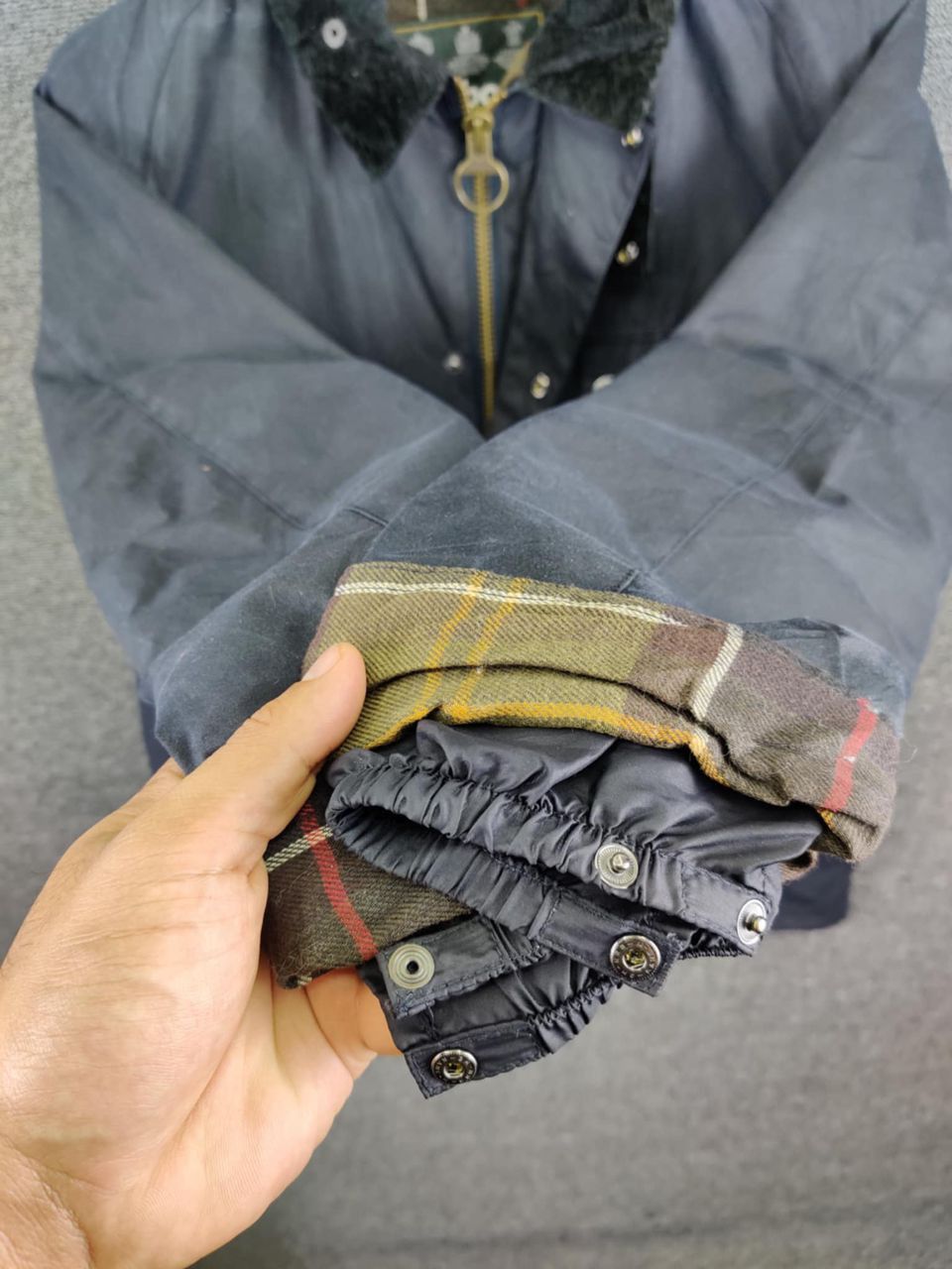 Barbour Vintage Barbour Bedale AW17 Classic Tartan Waxed Jacket Size US S / EU 44-46 / 1 - 21 Thumbnail