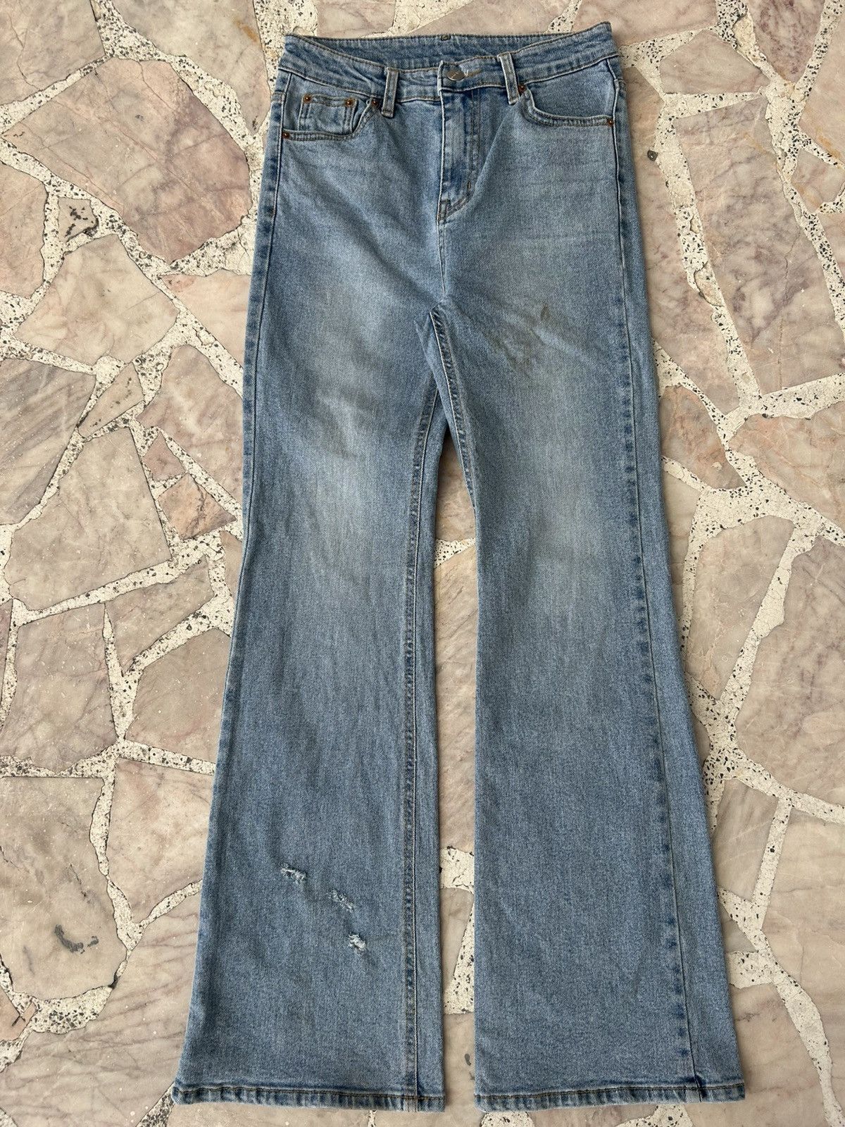 Japanese Brand Monster Japan Flare Denim Jeans Size US 28 / EU 44 - 1 Thumbnail
