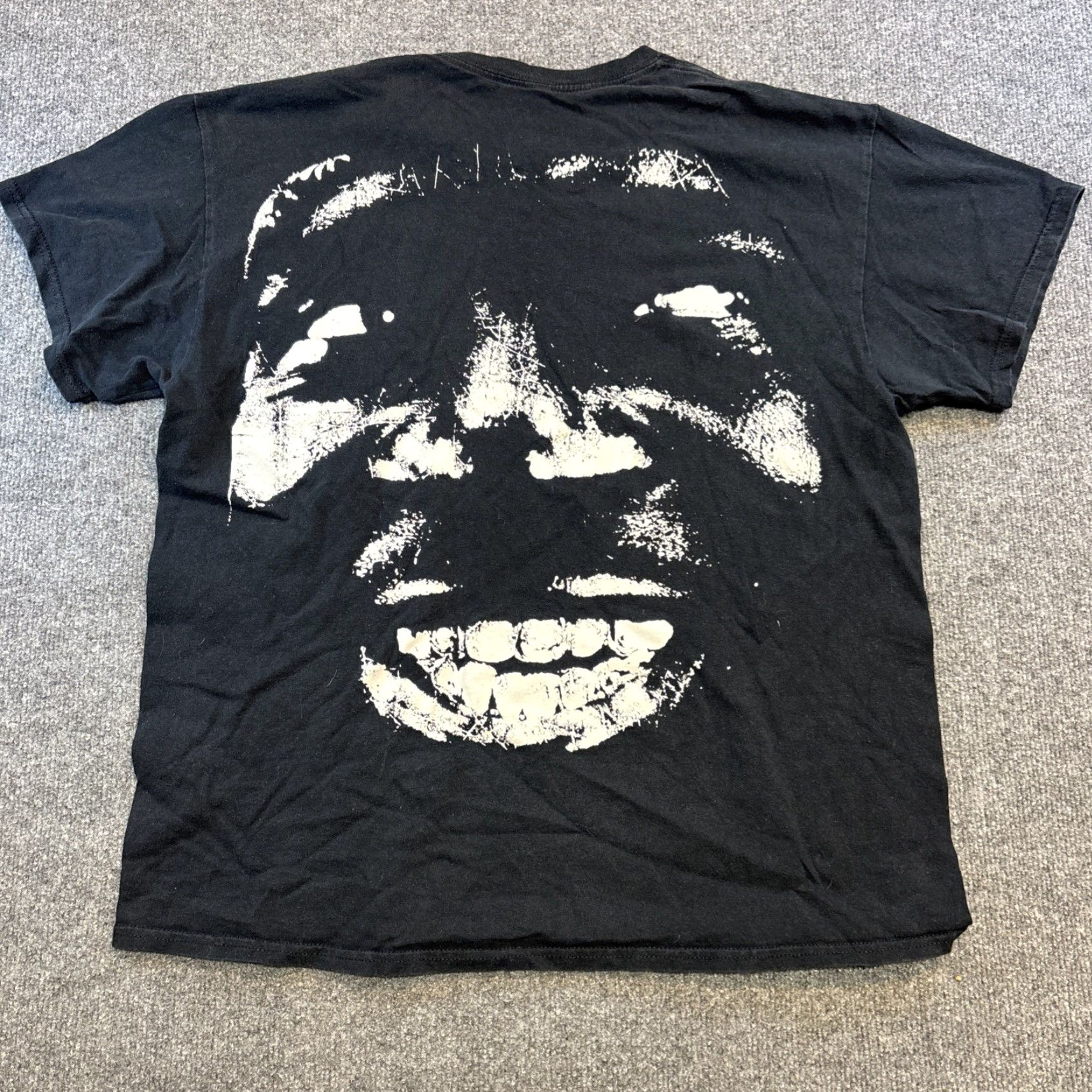 Vintage VINTAGE Pusha T - “It’s Almost Day” Tour - Black Shirt - 2 Sided - L Shirt Mens Black Cotton 2 Sided Day tour Mens L Size US L / EU 52-54 / 3 - 6 Thumbnail