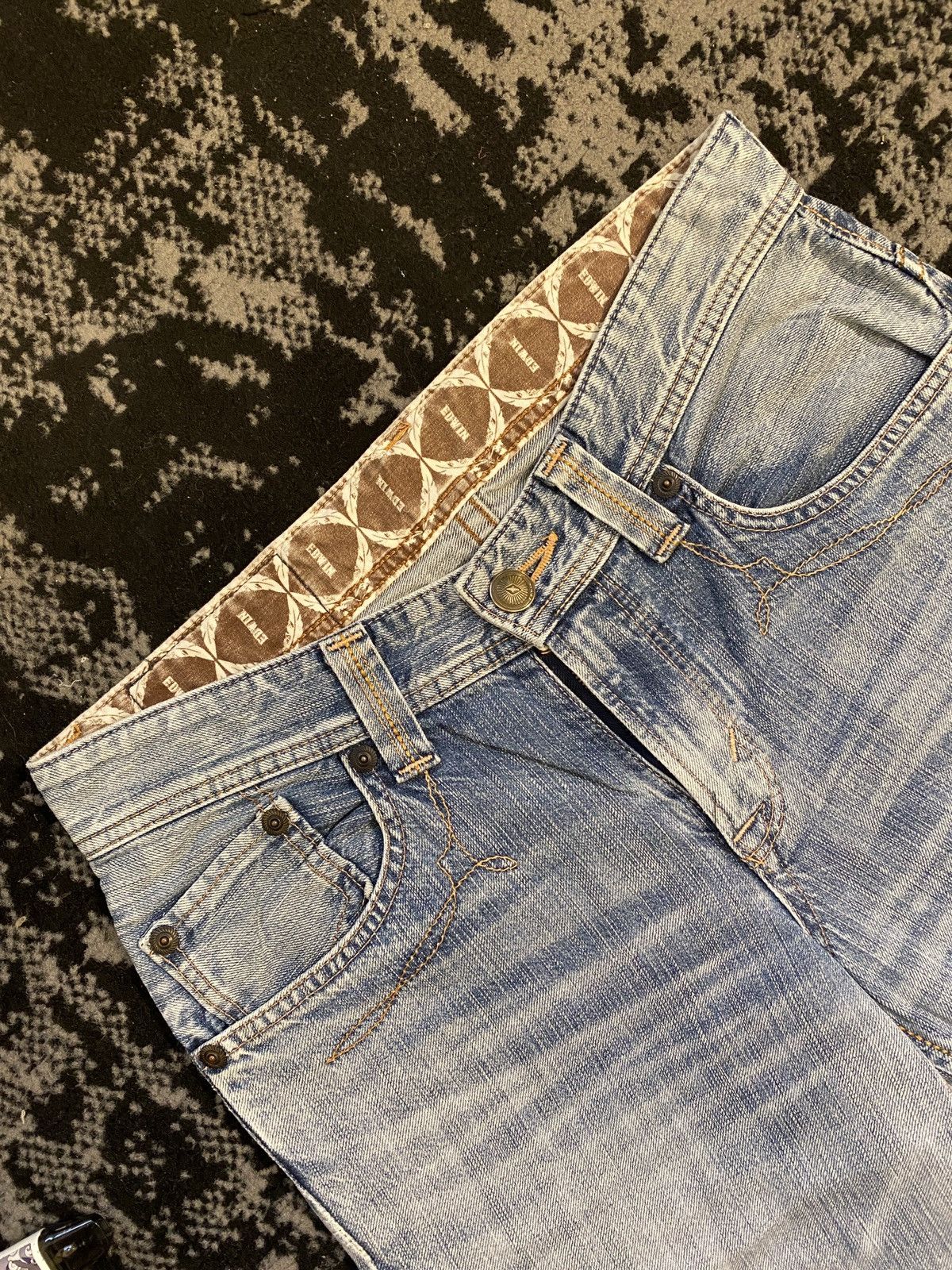 Edwin Edwin XV Flare Japan Washed Denim Vintage Size US 30 / EU 46 - 3 Thumbnail