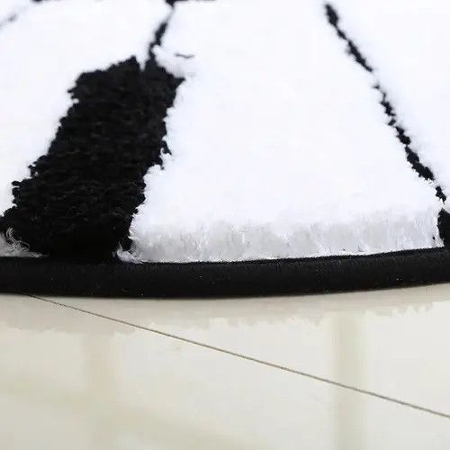 Designer Black White Piano 🎹 Keys Rugs Size ONE SIZE - 3 Thumbnail