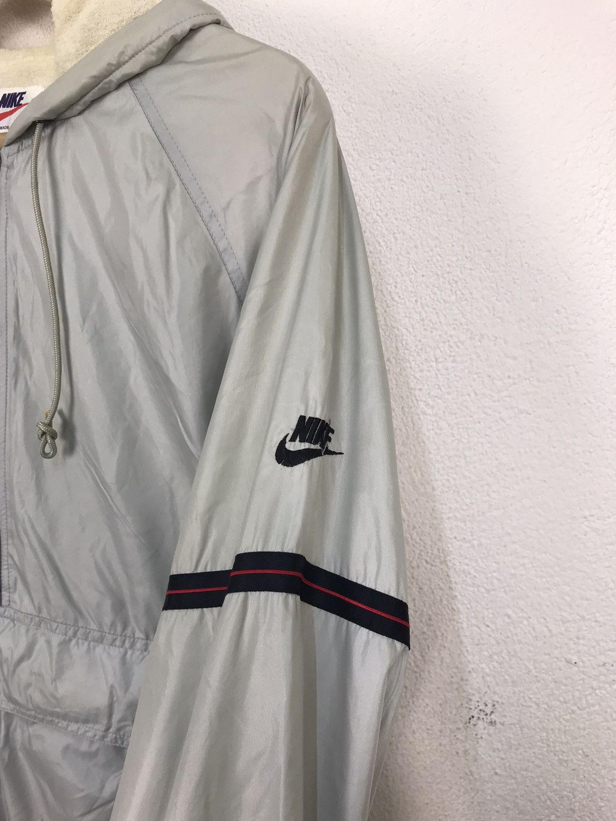 Japanese Brand × Nike × Vintage Vintage 90s NIKE Anorak Half Zipper Windbreaker Jacket Size US L / EU 52-54 / 3 - 10 Thumbnail