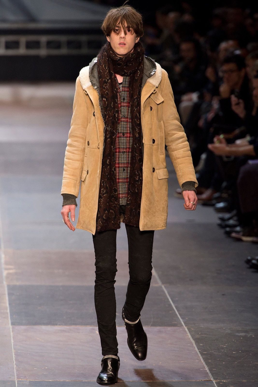 Saint Laurent Paris SAINT LAURENT PARIS BY HEDI SLIMANE 13AWGRAY HOODED CARDIGAN Size US S / EU 44-46 / 1 - 6 Thumbnail