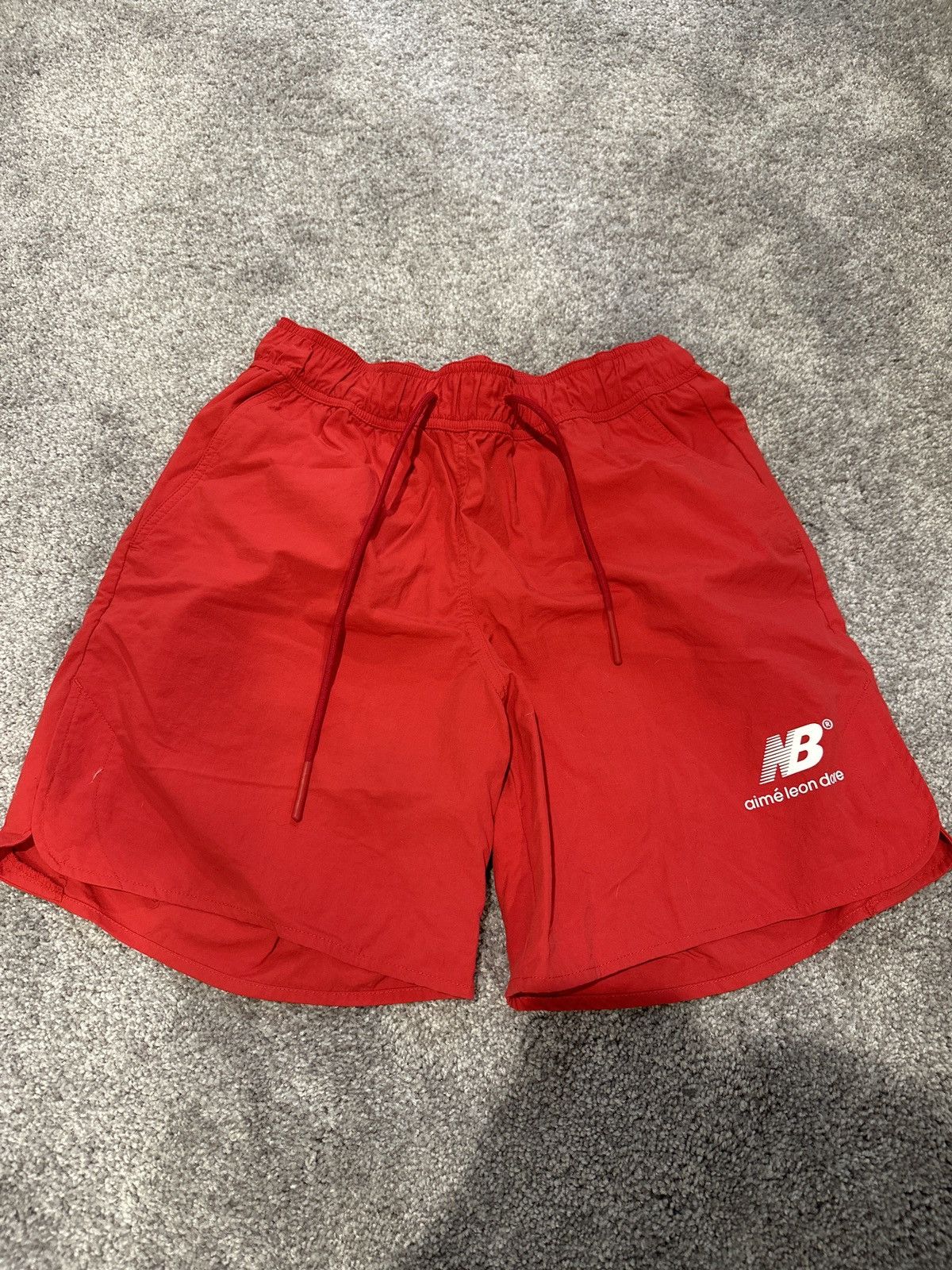 image of Aime Leon Dore New Balance Shorts Size Small in Red, Men's