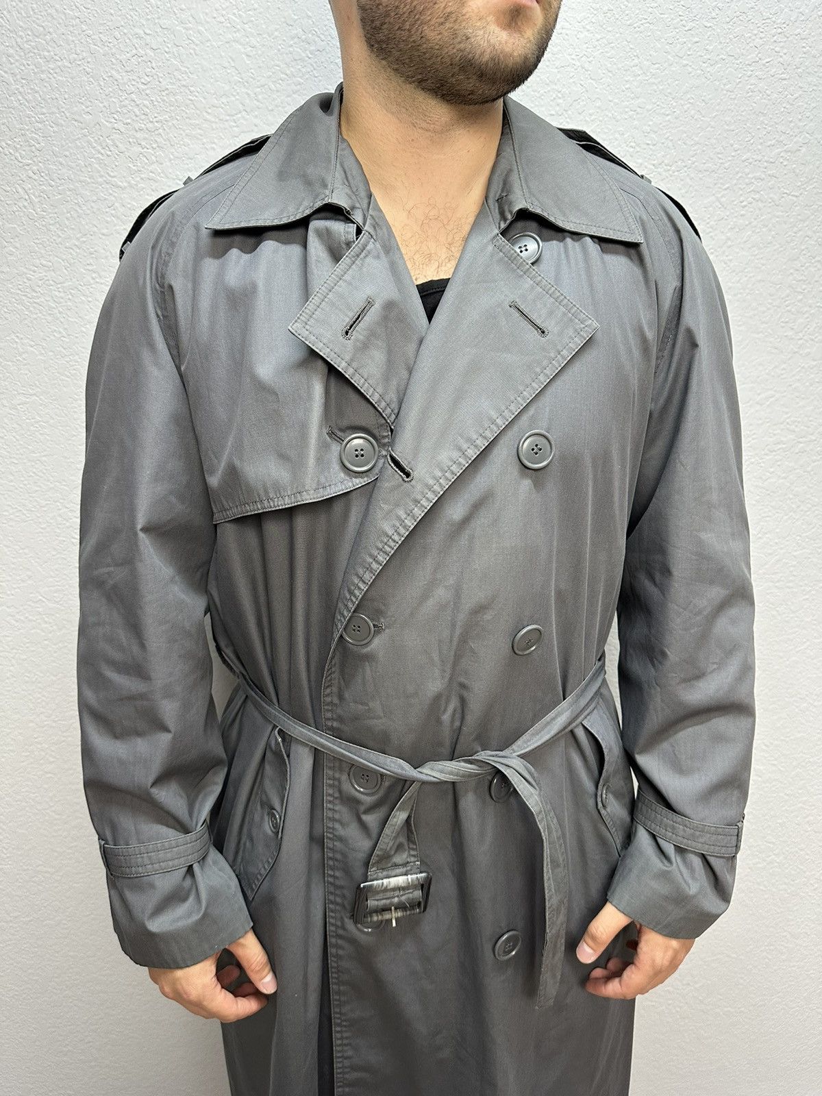 Vintage Rare🔥🔥 Yves Saint Laurent Trench Coat YSL Vintage Archival Size US L / EU 52-54 / 3 - 4 Thumbnail