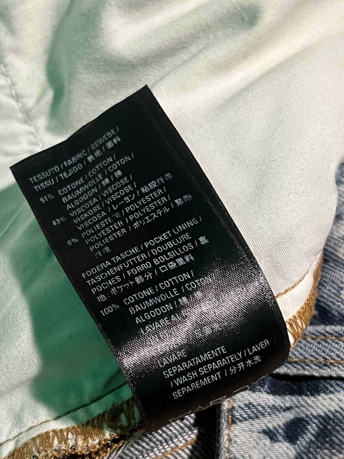 Balenciaga Balenciaga Scribble Jeans Size US 26 / EU 42 - 9 Thumbnail
