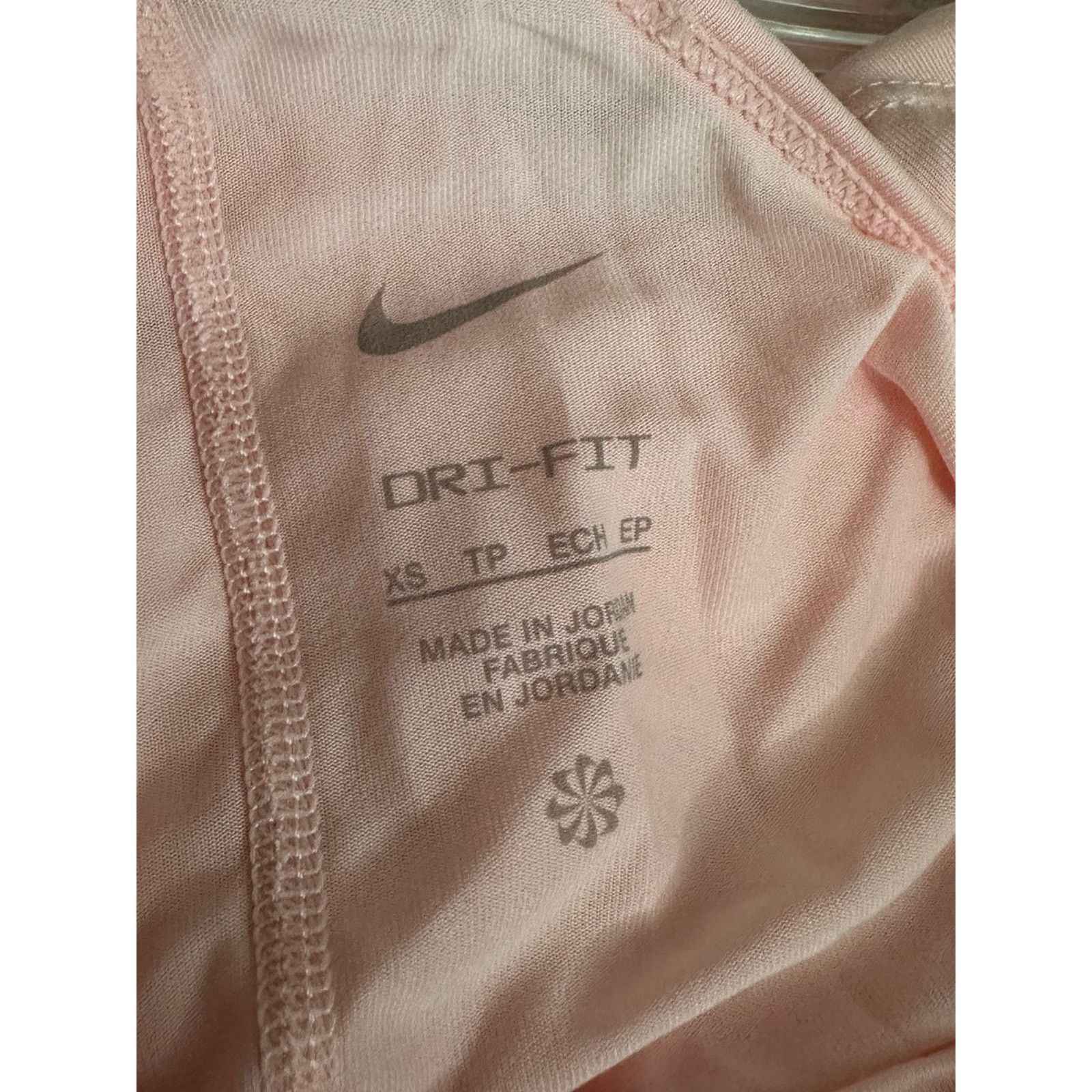 Nike Nike Dri-Fit Swoosh Racerback Tank Women Size XS Light Pink Size XS / US 0-2 / IT 36-38 - 9 Thumbnail