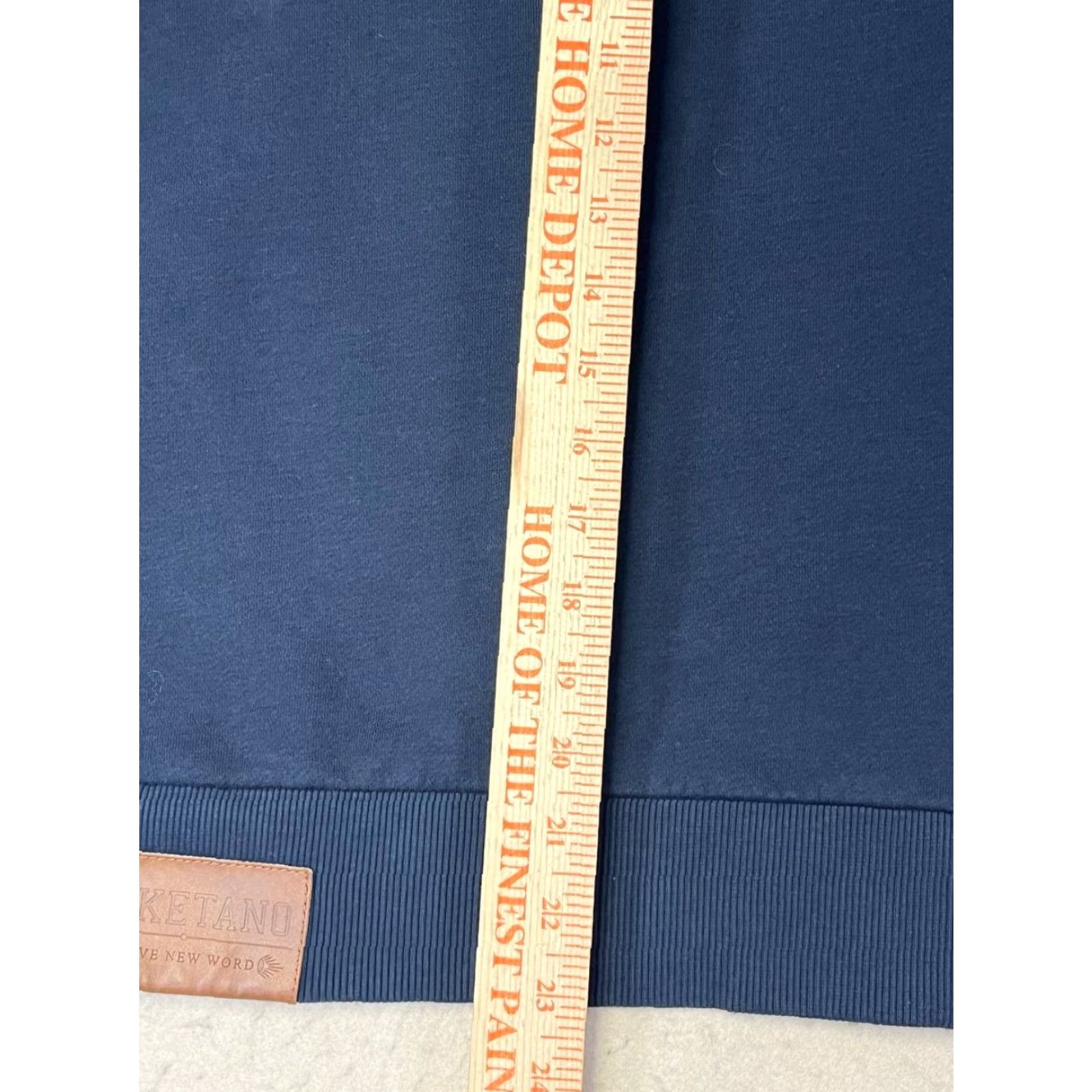 Vintage Naketano Hoodie Dark Blue Mock Heavy High Collar Pullover Long Sleeve M Casual Jacket Womens Cozy Classic Long Sleeve Blue Size M / US 6-8 / IT 42-44 - 4 Thumbnail