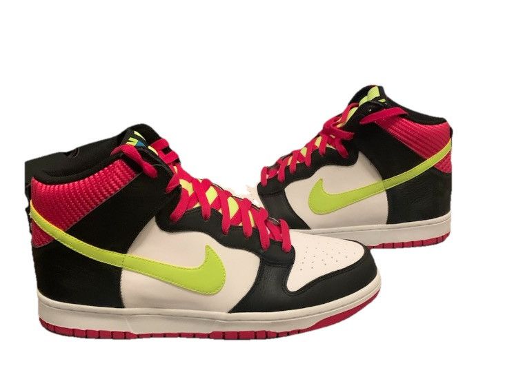 Nike NIKE Dunk High "London" Fireberry Volt 2012 Size 12 Size US 12 / EU 45 - 2 Thumbnail