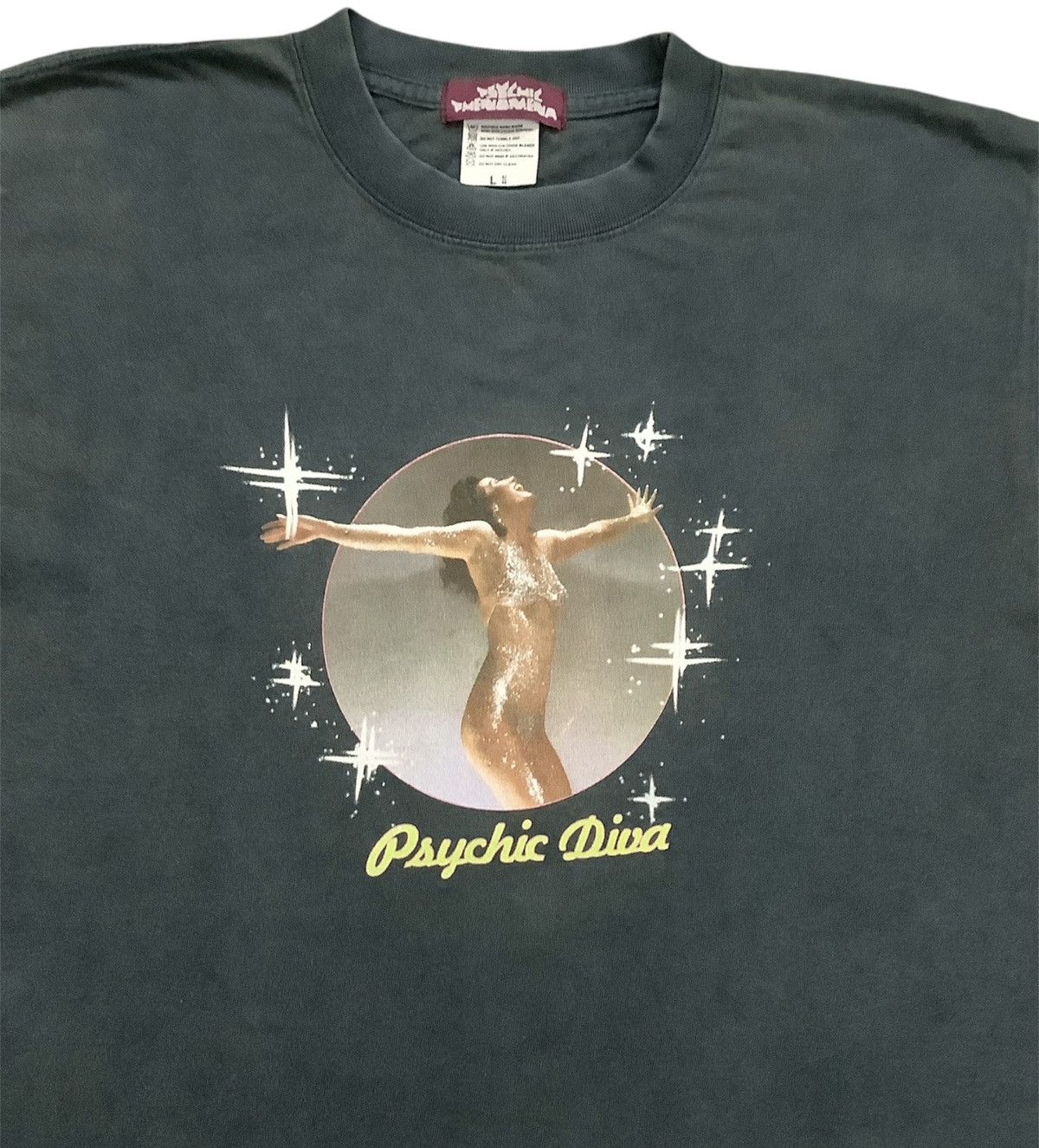 Designer × Vintage PSYCHIC DIVA TEES Size US L / EU 52-54 / 3 - 3 Thumbnail