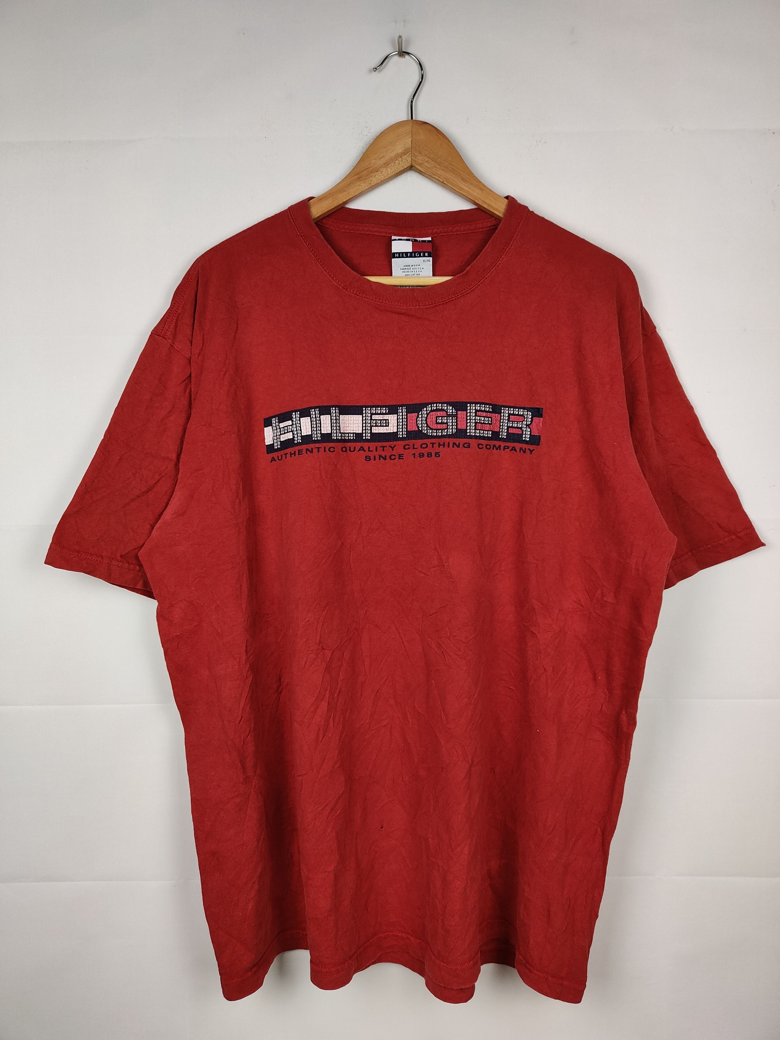 Tommy Hilfiger × Vintage Vintage Tommy Hilfiger Shirt Size US XL / EU 56 / 4 - 1 Thumbnail