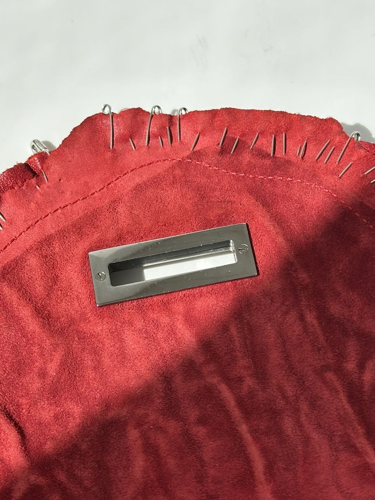Balmain BALMAIN by Decarnin SS2011 Safety Pin Red Leather Bag runway Size ONE SIZE - 18 Thumbnail