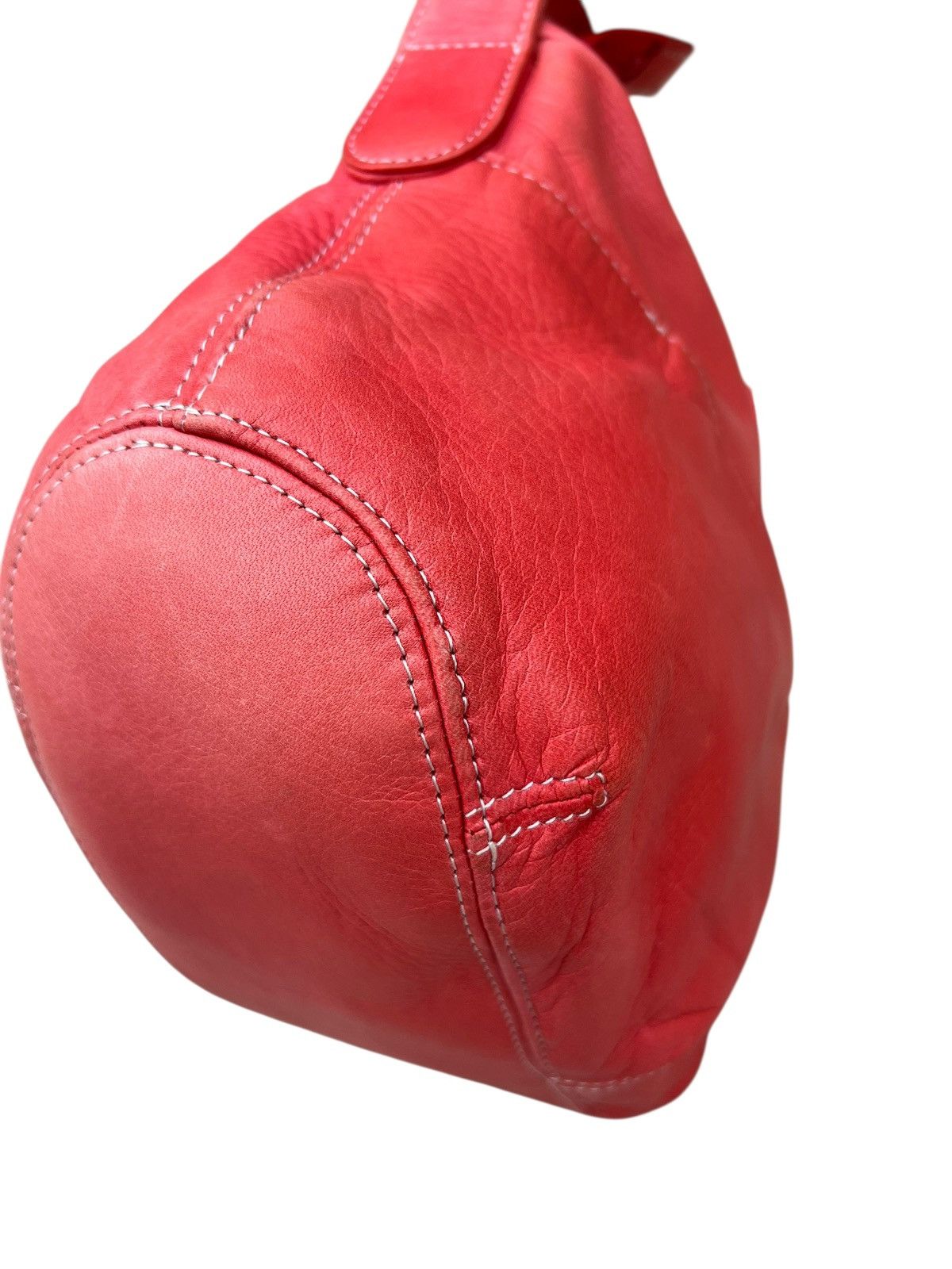Leather Faded Patina Pink Peach Leather Bag Dog’s Paws Kitamura Size ONE SIZE - 14 Thumbnail