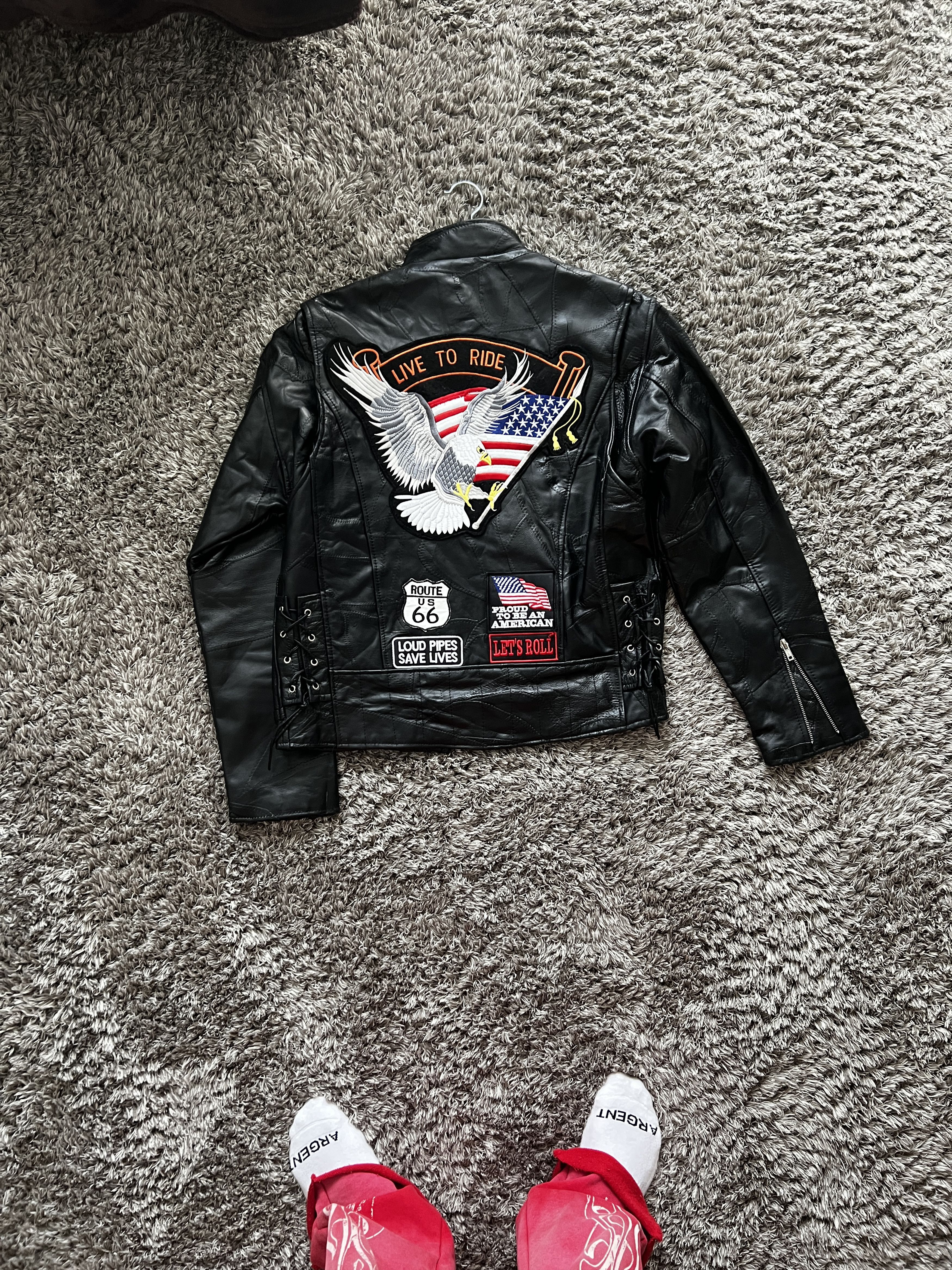 Other Leather Biker Jacket Size US S / EU 44-46 / 1 - 2 Thumbnail