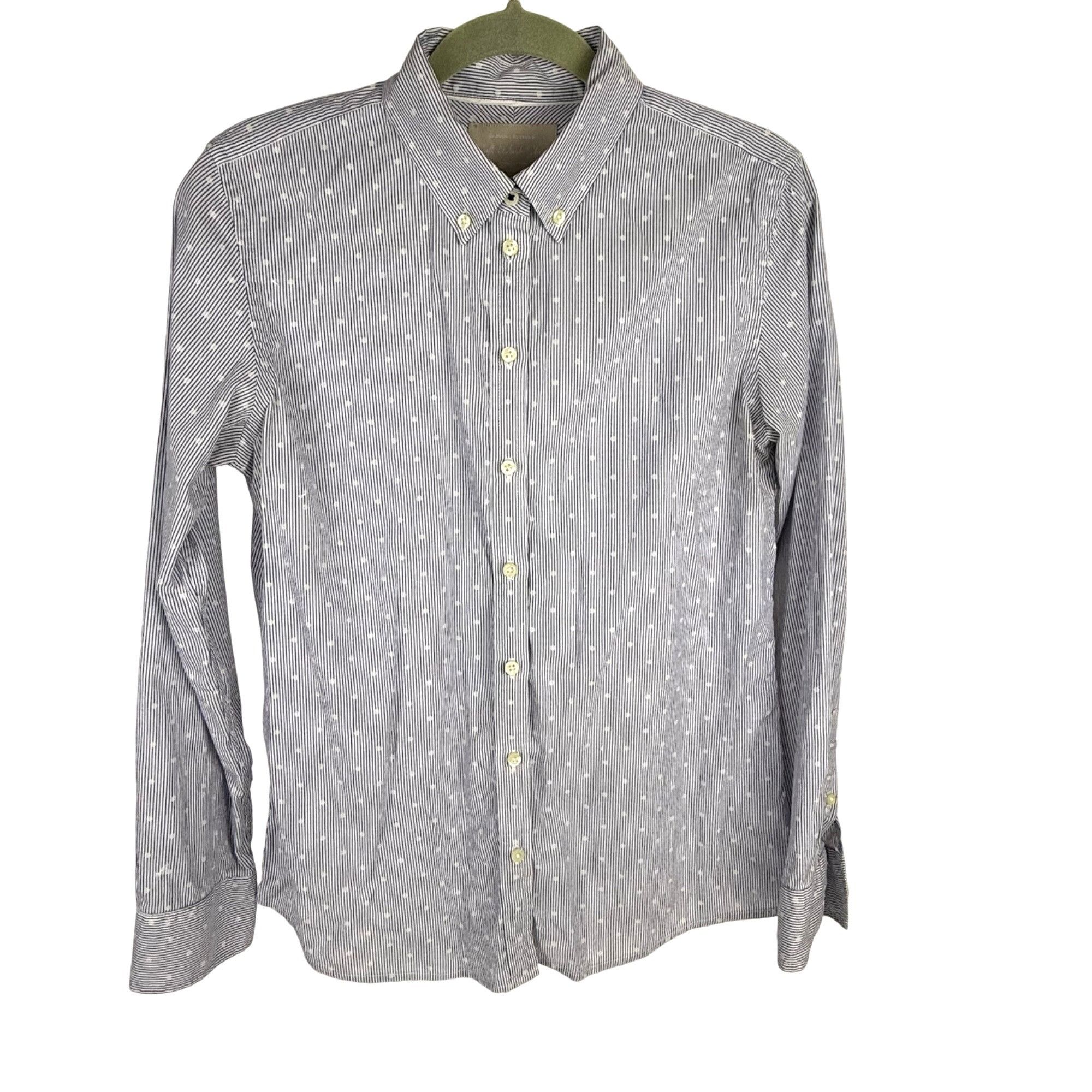 Banana Republic Banana Republic Women’s Soft Wash Button-Front Shirt Blue Si Size M / US 6-8 / IT 42-44 - 1 Thumbnail