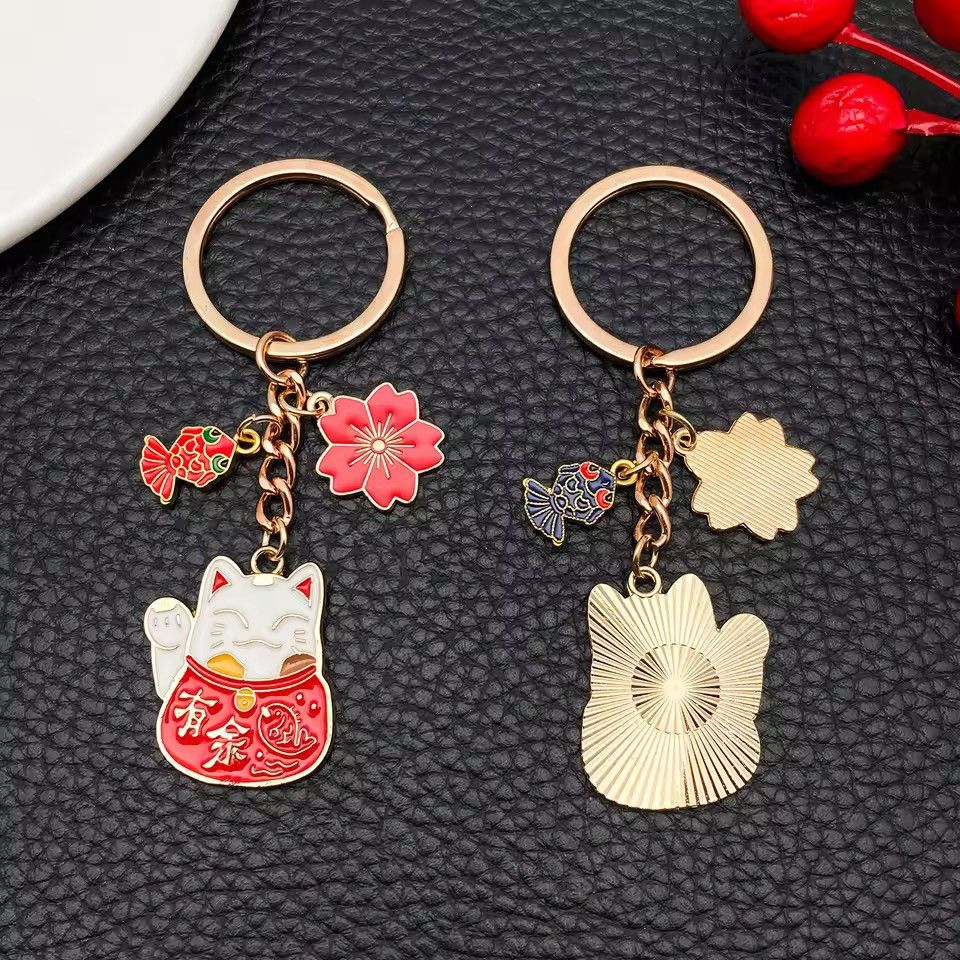 Jewelry Lucky Cat Keychain Size ONE SIZE - 2 Thumbnail