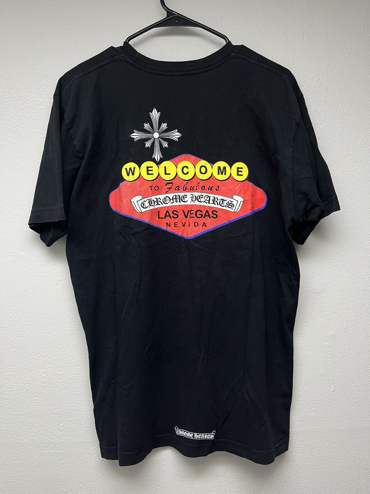 Chrome Hearts Chrome Hearts Welcome to Las Vegas Black Tshirt Size US L / EU 52-54 / 3 - 1 Thumbnail