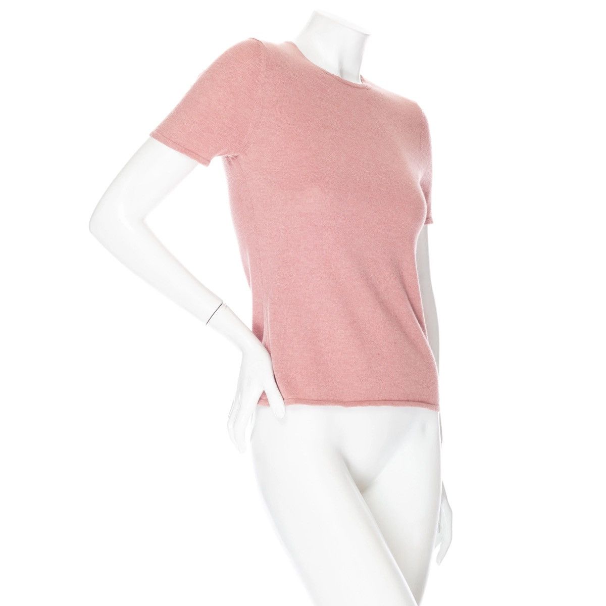 Hermes Hermes Cashmere Button Detail Tee Size S / US 4 / IT 40 - 2 Thumbnail