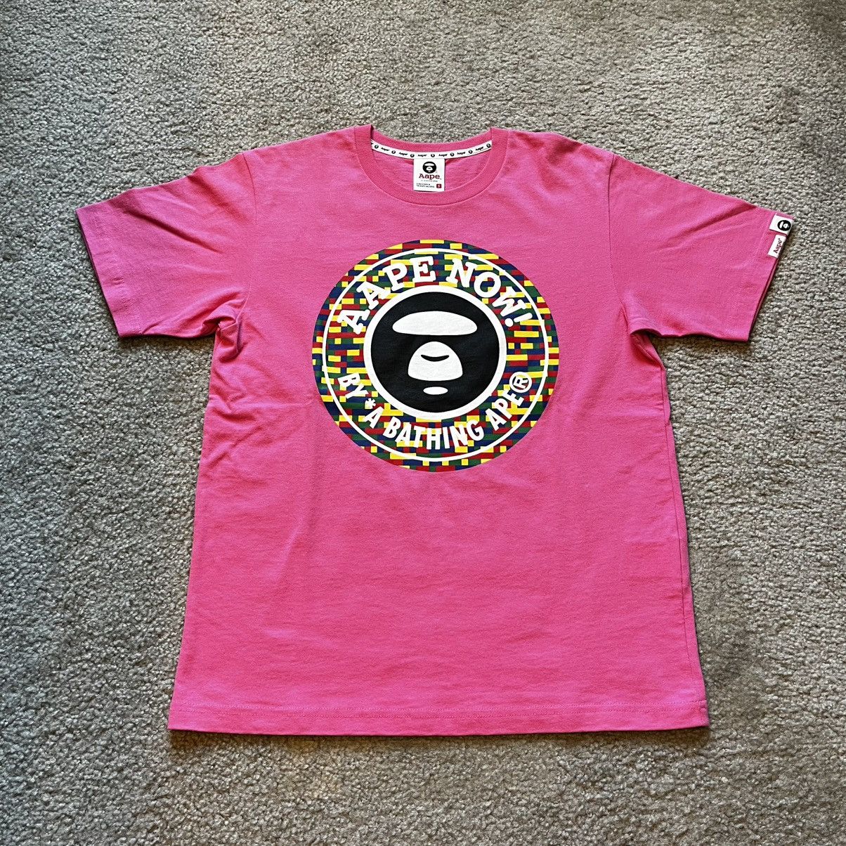 Aape Aape by A Bathing Ape Graphic Print Pink Tee Size S / US 4 / IT 40 - 1 Thumbnail