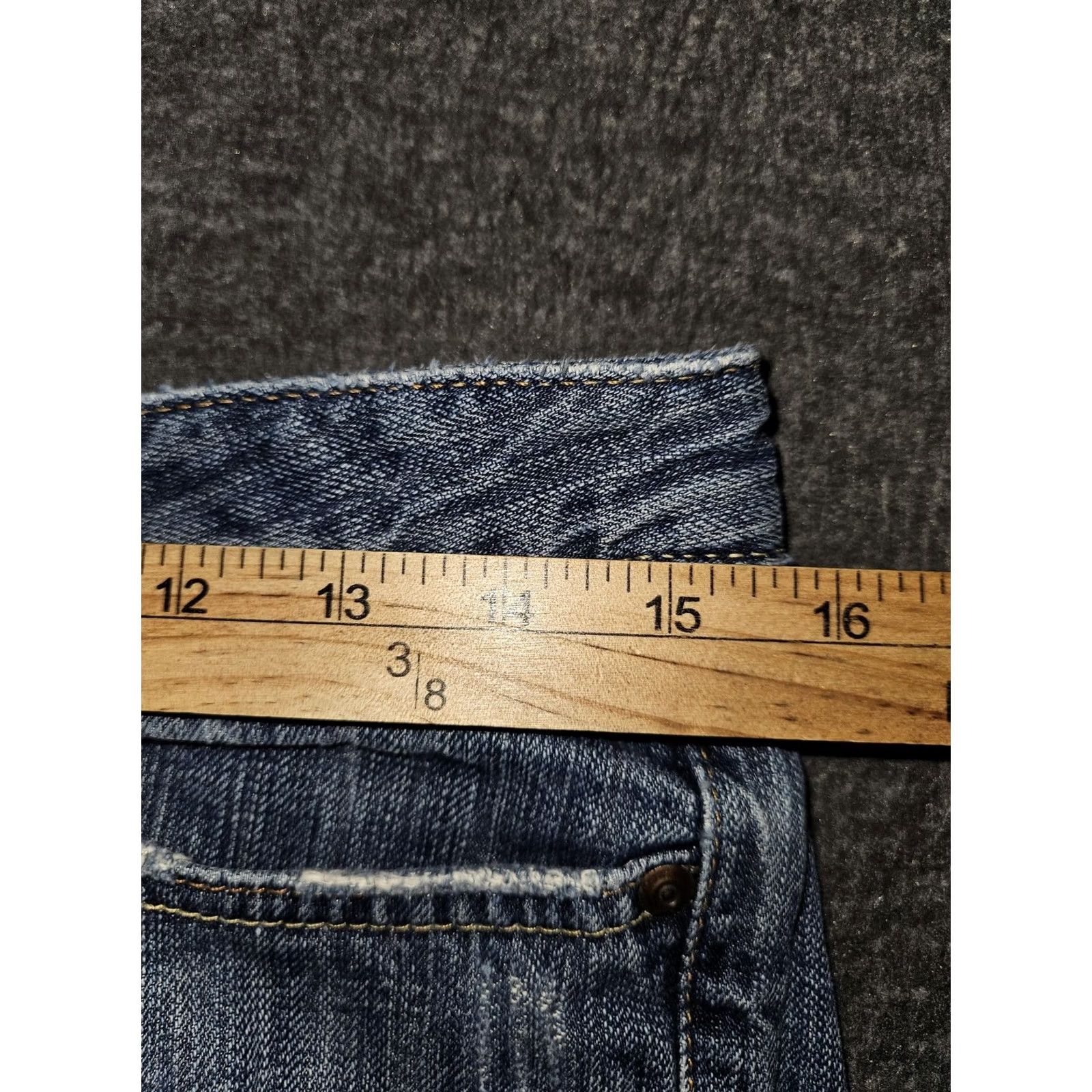 BKE BKE Denim Shorts Bermuda Blue 28 Womens Embroidered Pockets 5-Pocket Casual Summer Denim Shorts Womens 28 Blue Embroidered Pockets Size 28" / US 6 / IT 42 - 4 Thumbnail