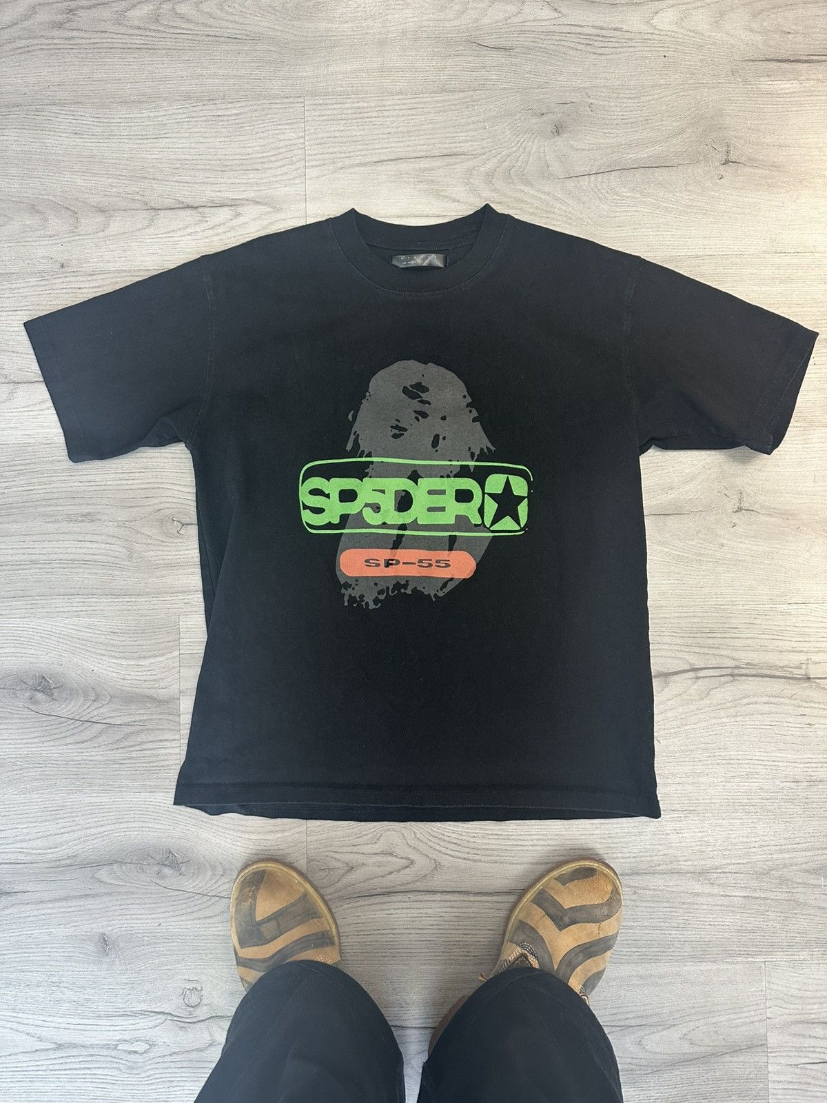 Sp5der Sp5der Oversized Reunion Shirt Black Size US S / EU 44-46 / 1 - 1 Thumbnail