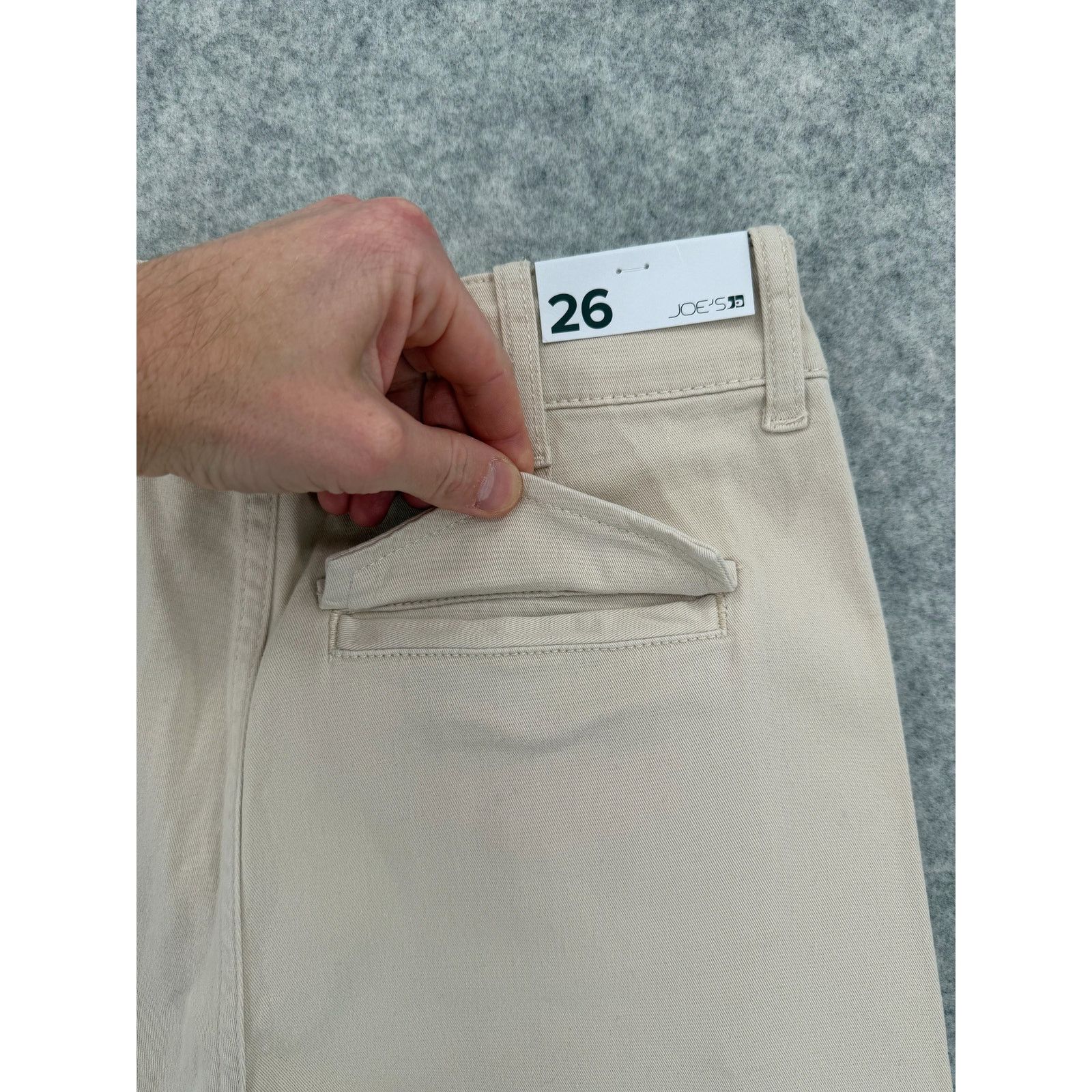 Joe's NWT Joe's The Precious Double Cream Pleated Cargo Pants Size 26" / US 2 / IT 38 - 6 Thumbnail