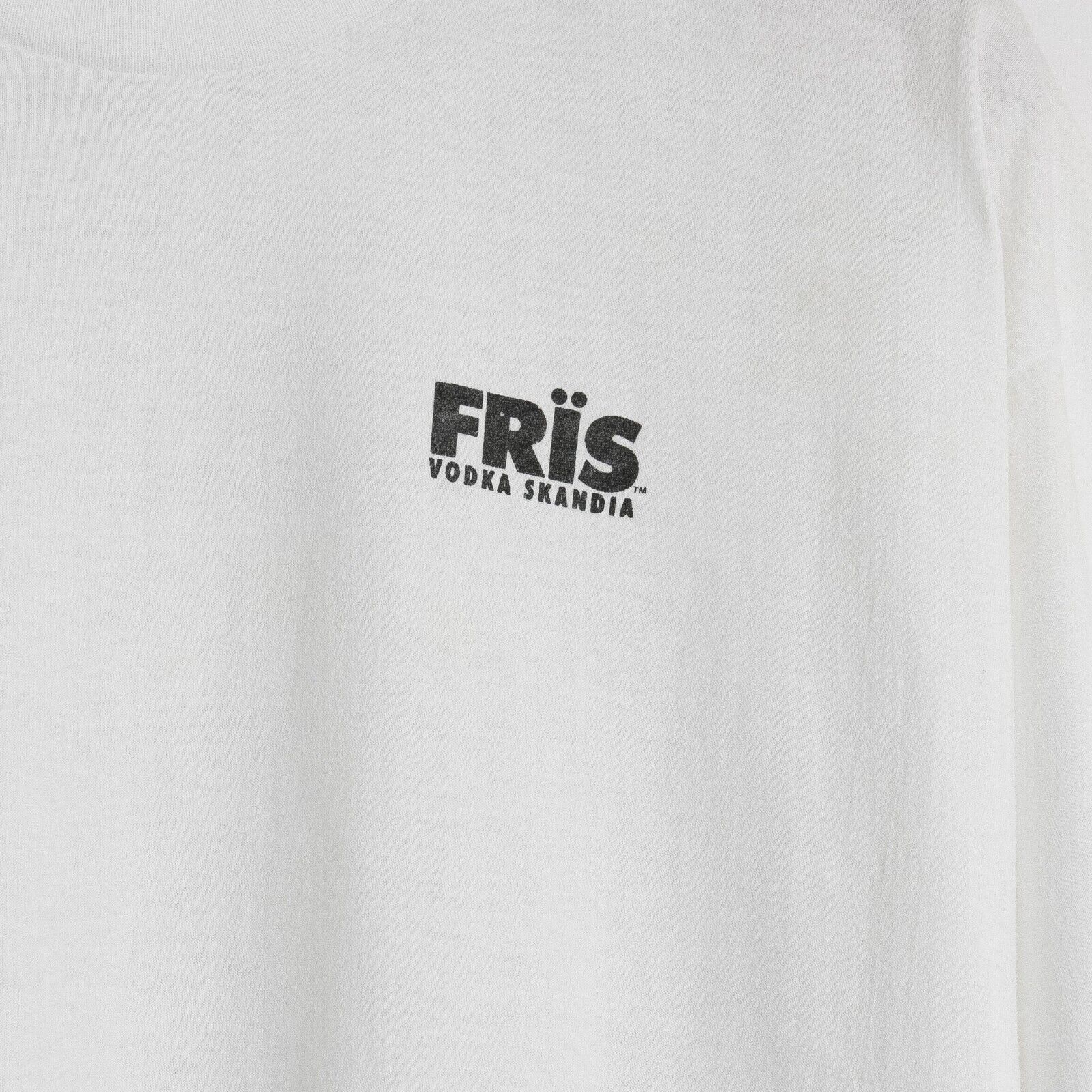 Vintage Vintage 90s Fris Vodka T Shirt XL Art Drawing Single Stitch Size US XL / EU 56 / 4 - 5 Thumbnail