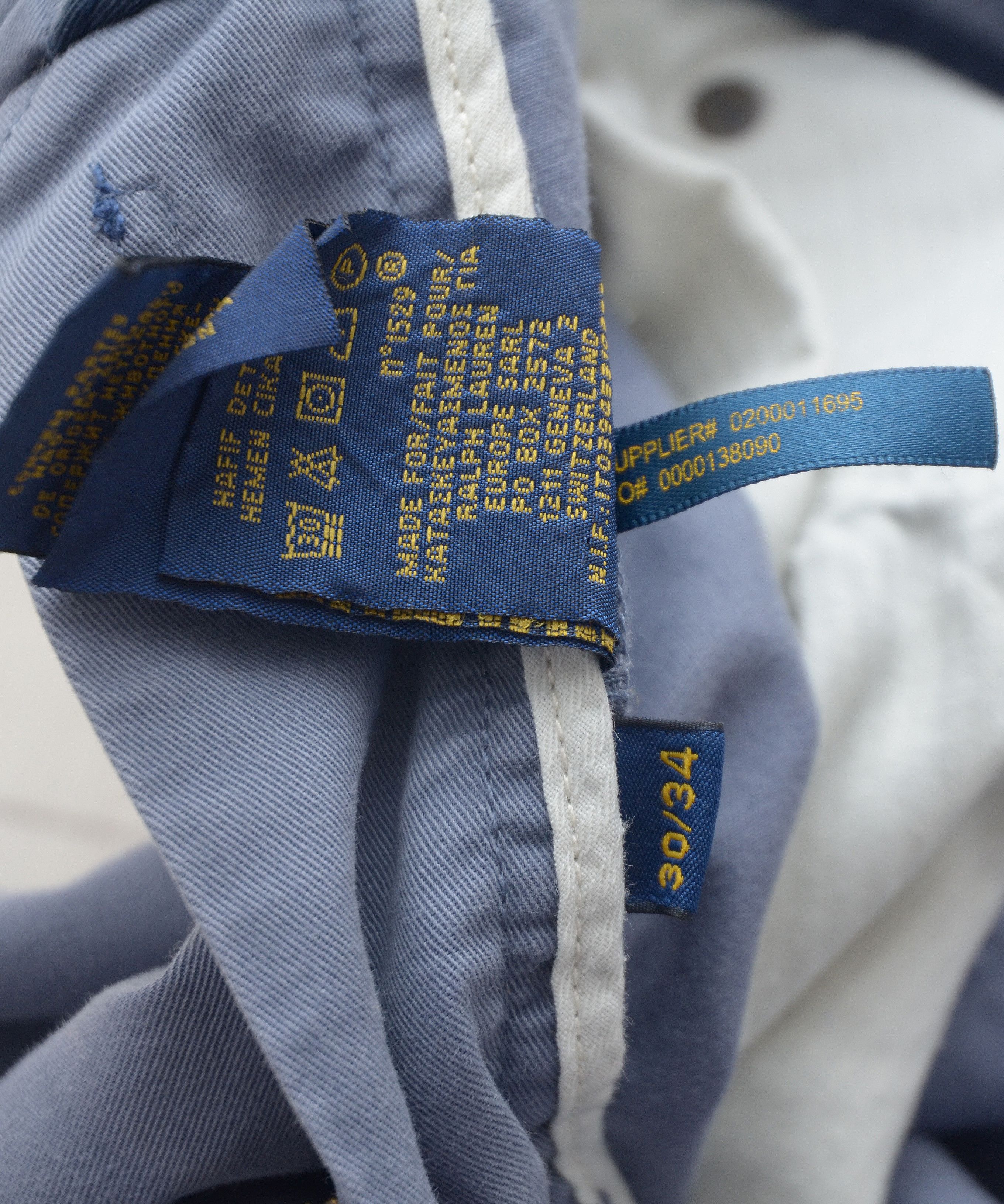 Polo Ralph Lauren × Vintage Vintage Y2k Polo Ralph Lauren Chinos Pants Streetwear Size US 30 / EU 46 - 10 Thumbnail