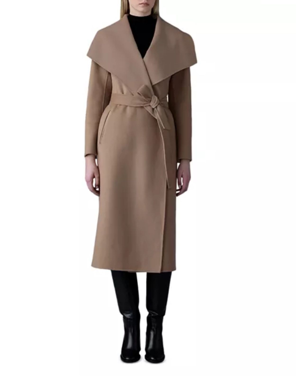 Mackage Mai Lightweight Wrap Wool Coat Size S / US 4 / IT 40 - 2 Thumbnail