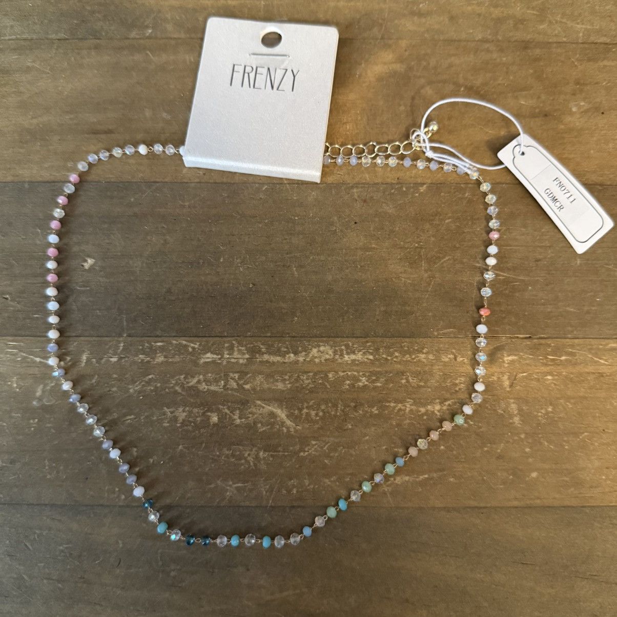Other Frenzy dainty multicolor crystal bead necklace Size ONE SIZE - 2 Thumbnail