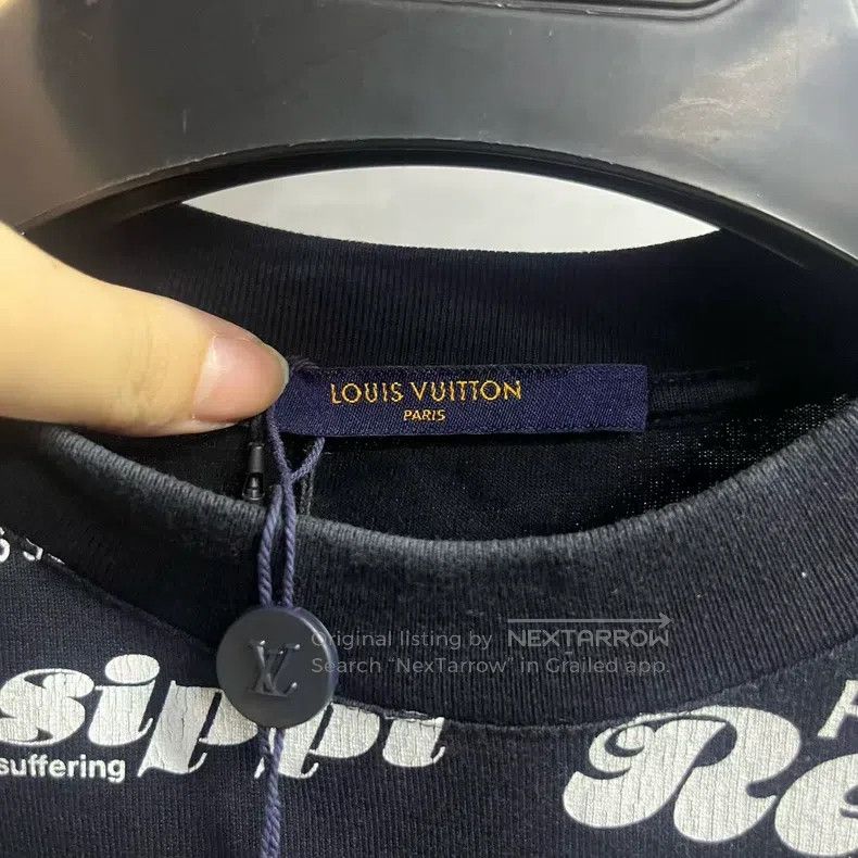 Louis Vuitton Louis Vuitton Black monogram multi-logo printed casual sho Size US XS / EU 42 / 0 - 2 Thumbnail