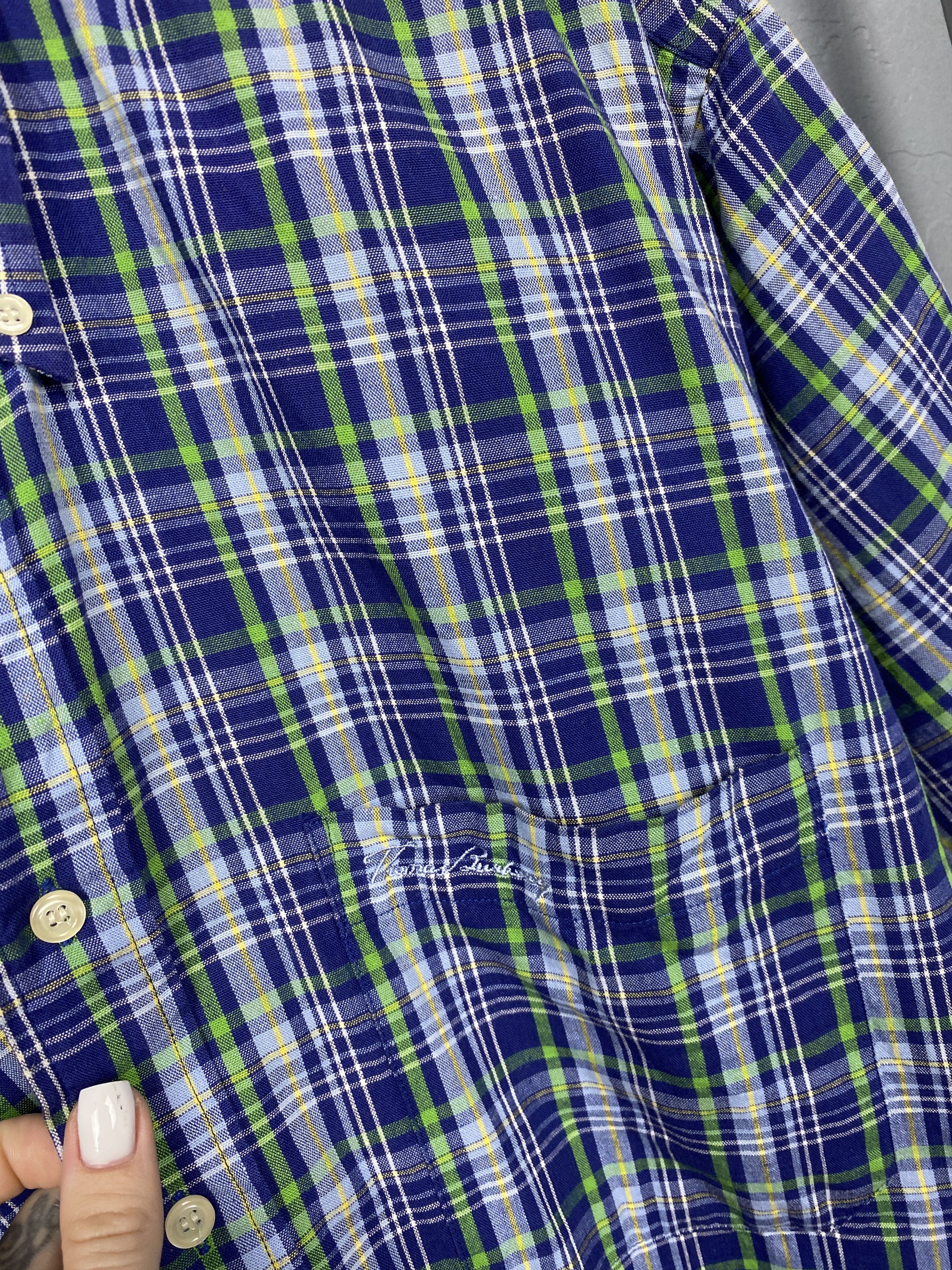 Burberry Thomas Burberry Vintage Mens Short Sleeve Shirt Size US S / EU 44-46 / 1 - 3 Thumbnail