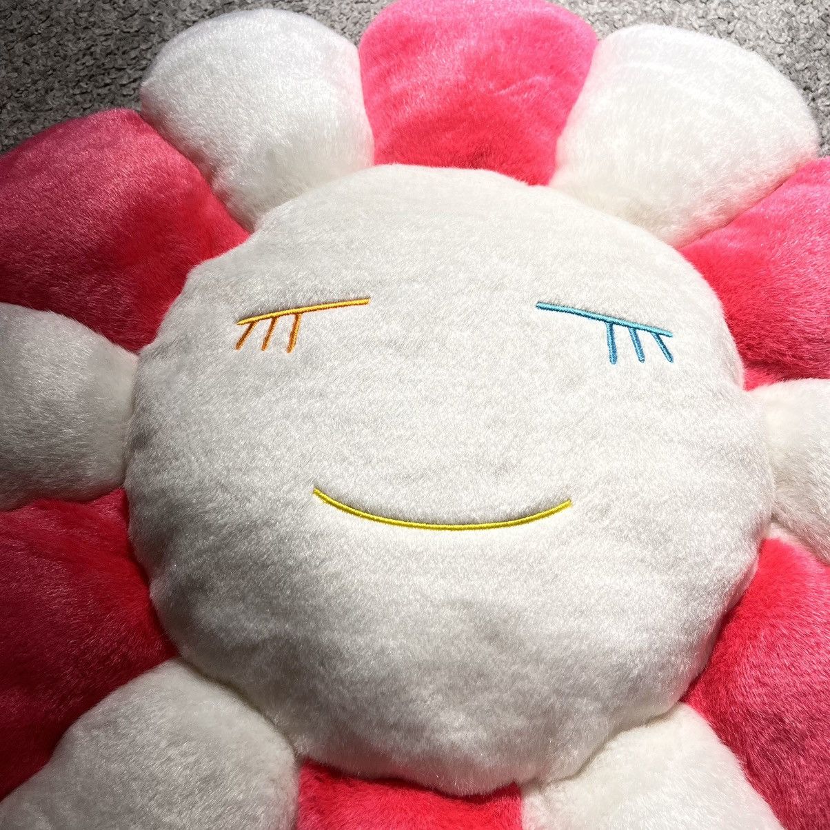 Takashi Murakami Takashi Murakami 60cm flower cushion pink white pillow Size ONE SIZE - 3 Thumbnail