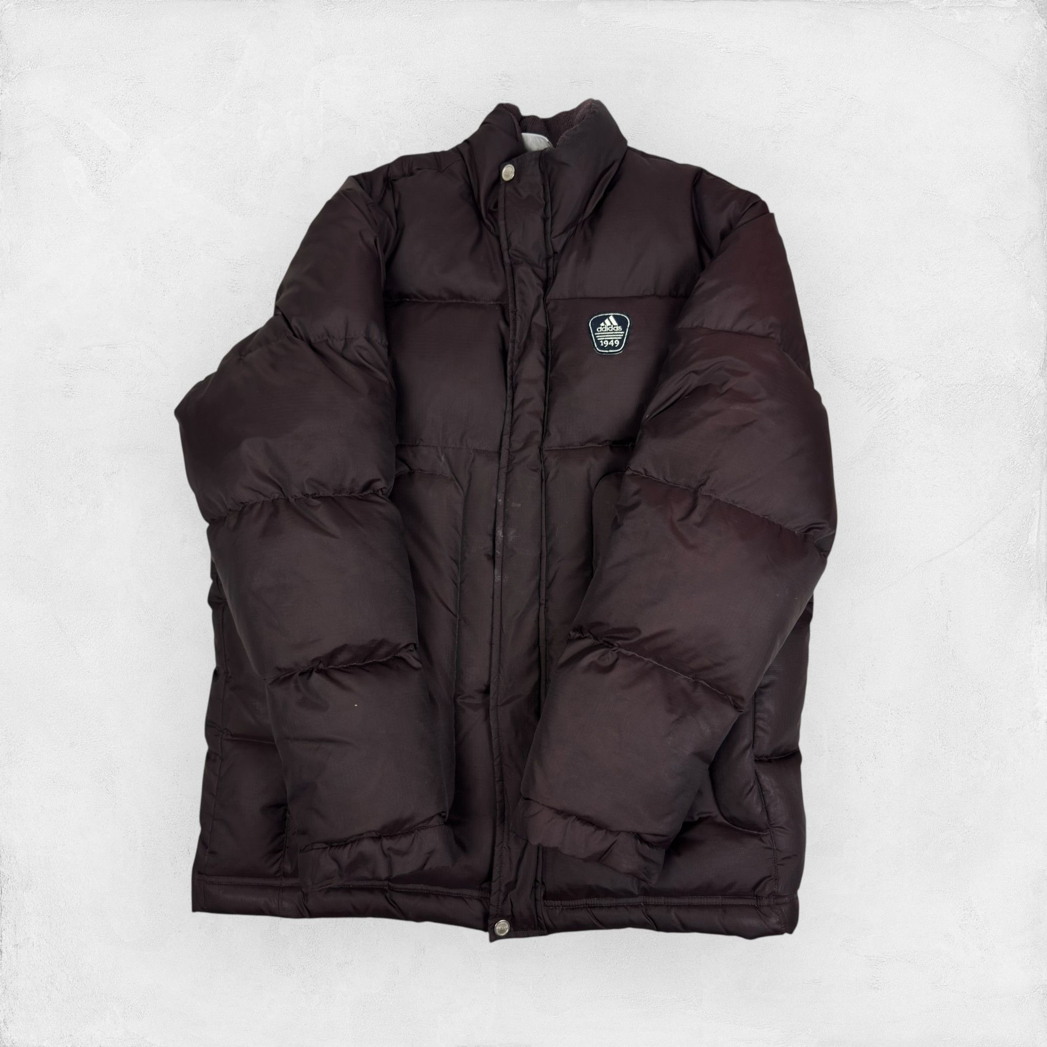 Adidas VTG Adidas Men's Brown Long Sleeve Full Zip Puffer Jacket XS Size US XS / EU 42 / 0 - 1 Thumbnail
