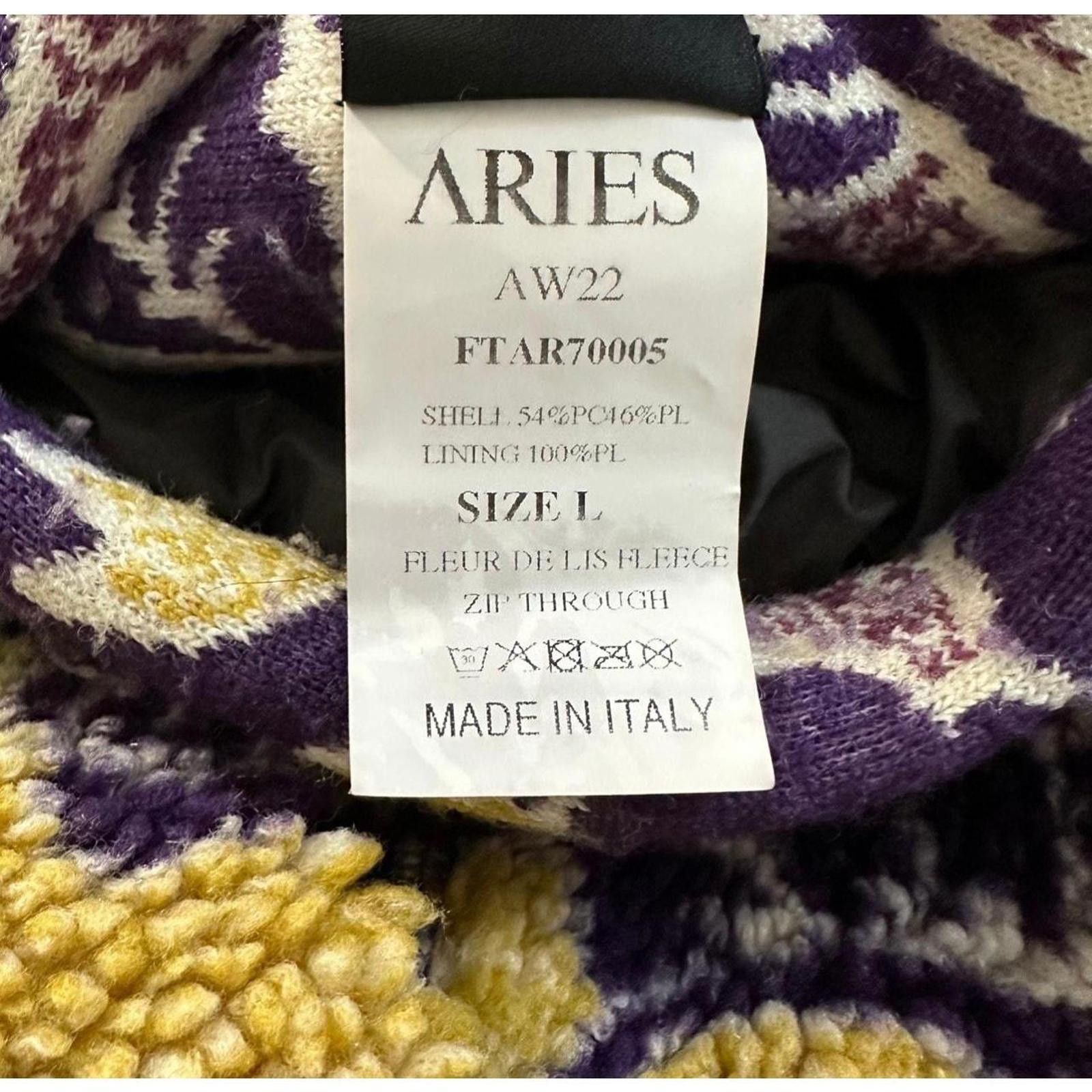 Aries Aries Fleur Fleece Zip Jacket Size US L / EU 52-54 / 3 - 7 Thumbnail