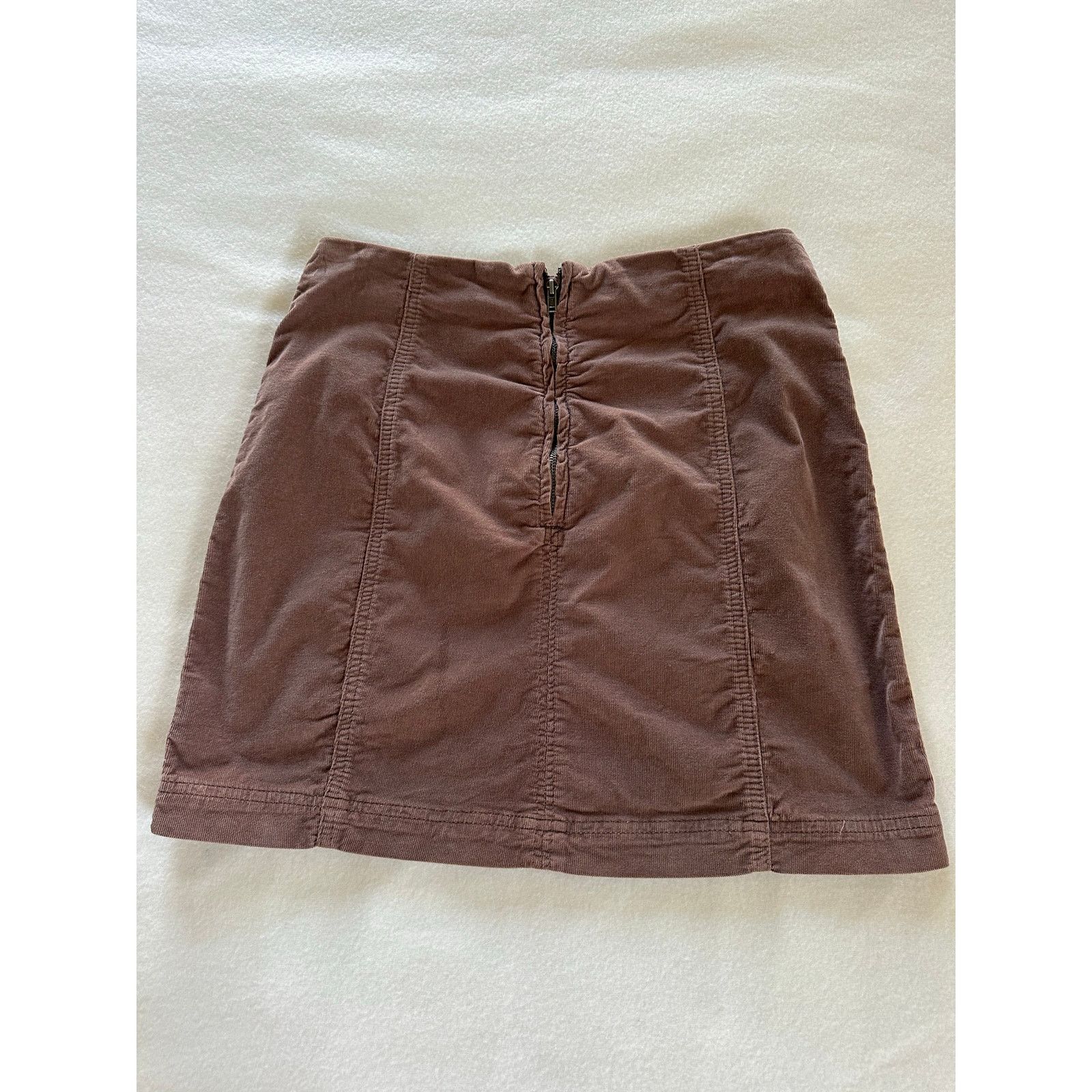 Free People Free People Modern Femme Corduroy Brown Mini Skirt Size 6 Size 28" / US 6 / IT 42 - 5 Thumbnail