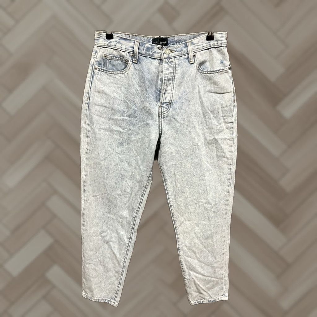 Lucky Brand Lucky Brand Jeans Womens 10/30 Blue Mom High Rise Drew Button Fly Stretch Denim Jeans Regular Womens Size 32" / US 10 / IT 46 - 1 Thumbnail