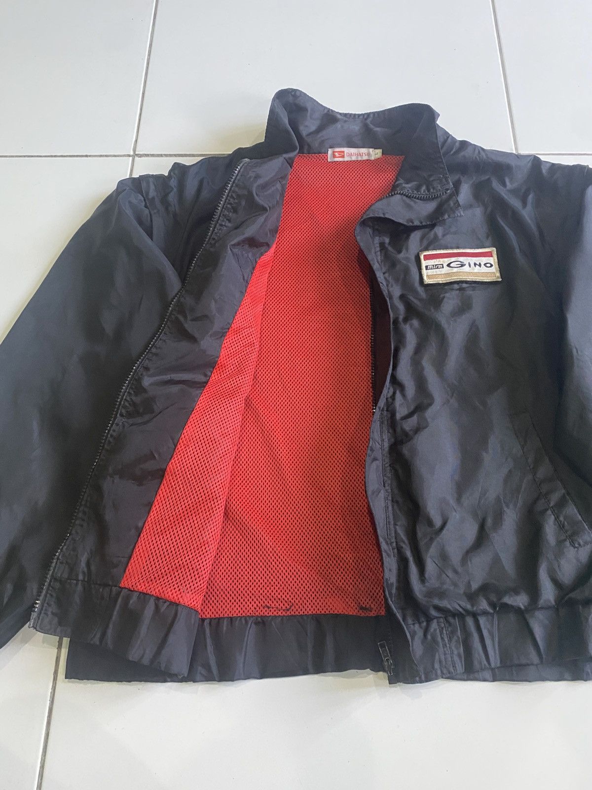 Japanese Brand Vintage Daihatsu mira Gino Motor Sport black Jacket Size US L / EU 52-54 / 3 - 6 Thumbnail